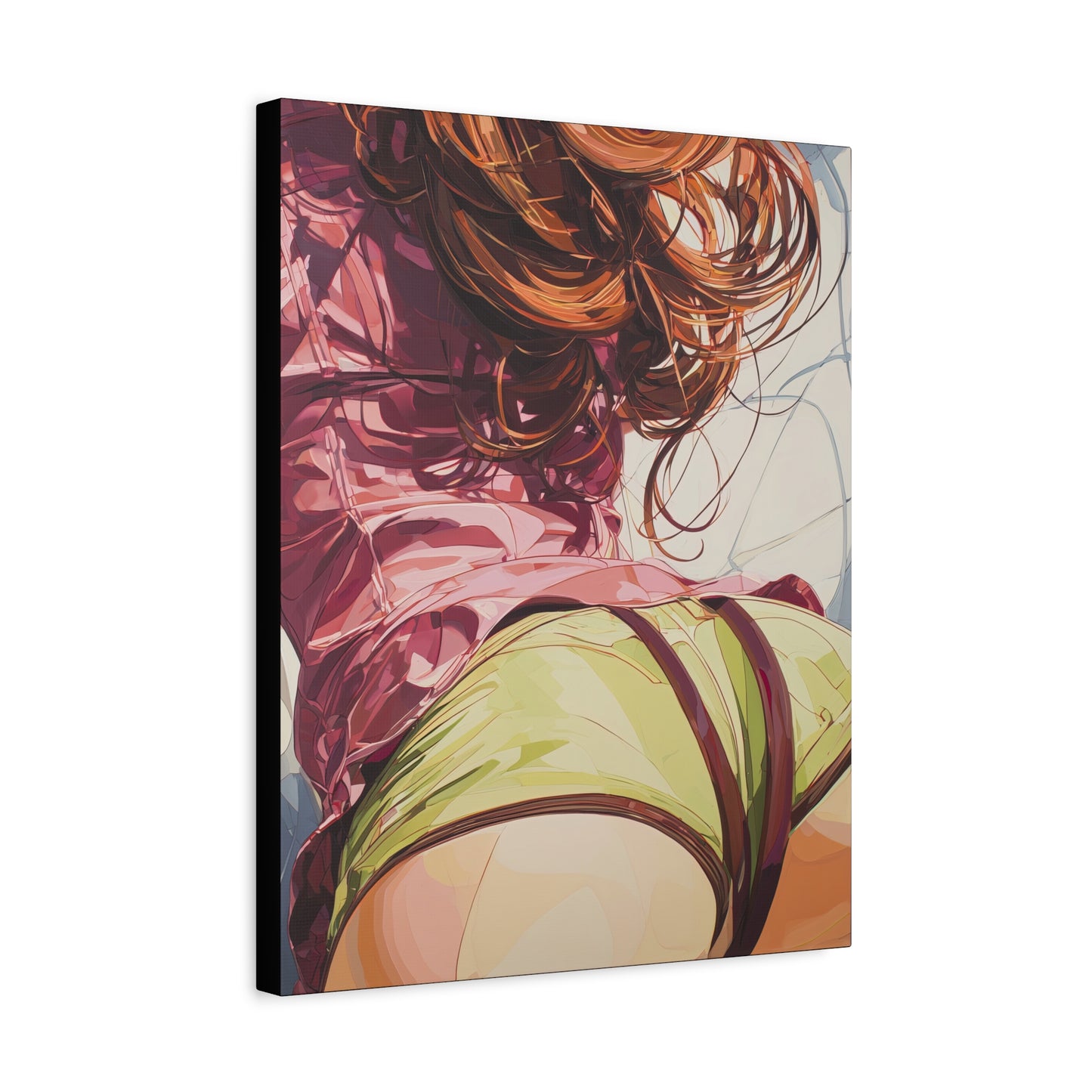 Gallery Wrapped Canvas, Tongue and Cheek Art Canvas, Naughty Girl Art Canvas – Persephone