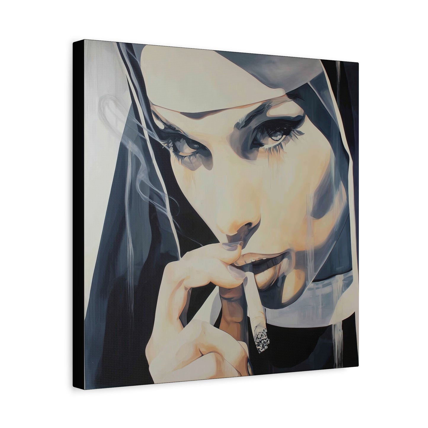 Gallery Wrapped Canvas, Habits and Heresy Art Canvas, Naughty Nuns Art Canvas – Sister Mercy