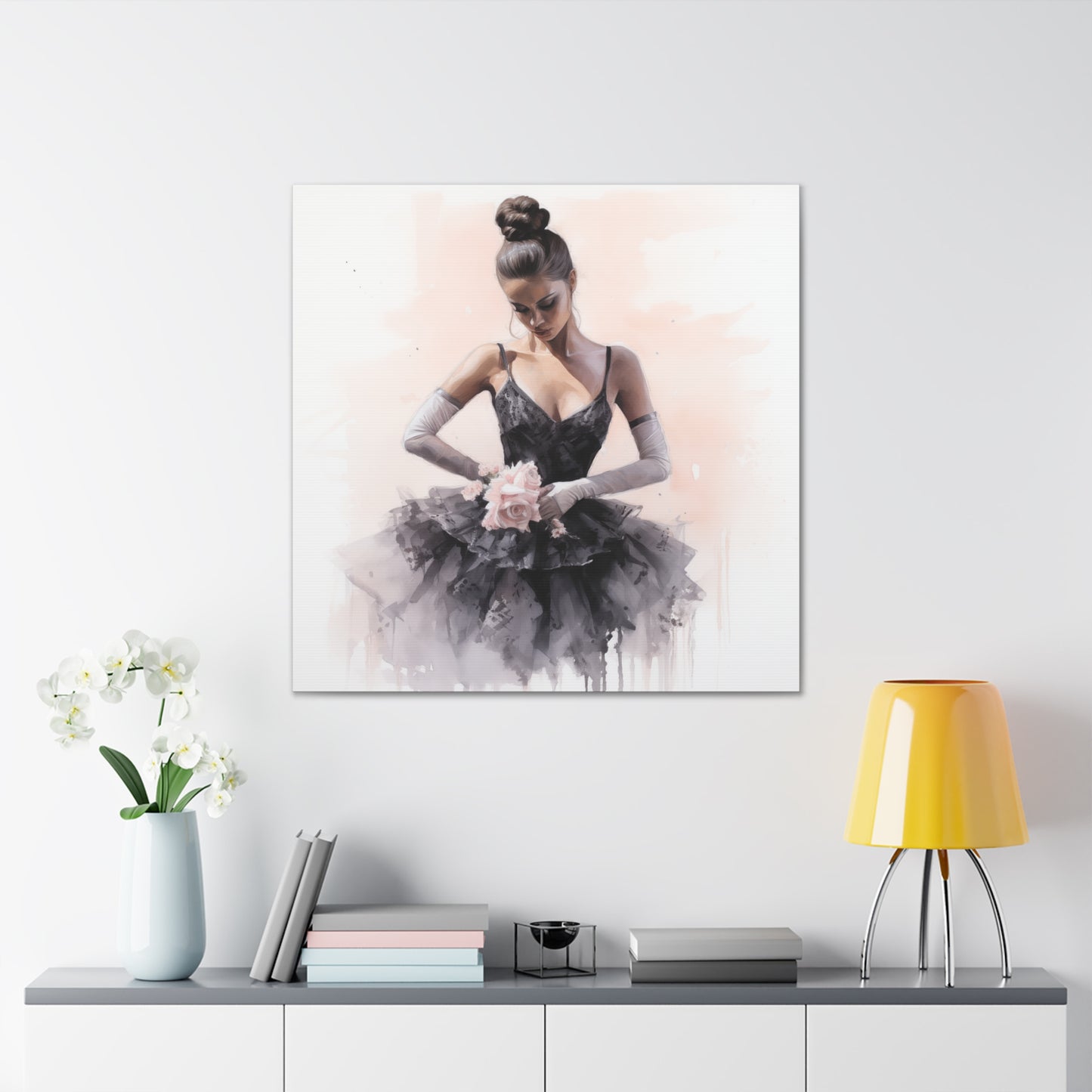 Gallery Wrapped Canvas, Ballerina Beauty, Ballet Art Canvas – Sonja