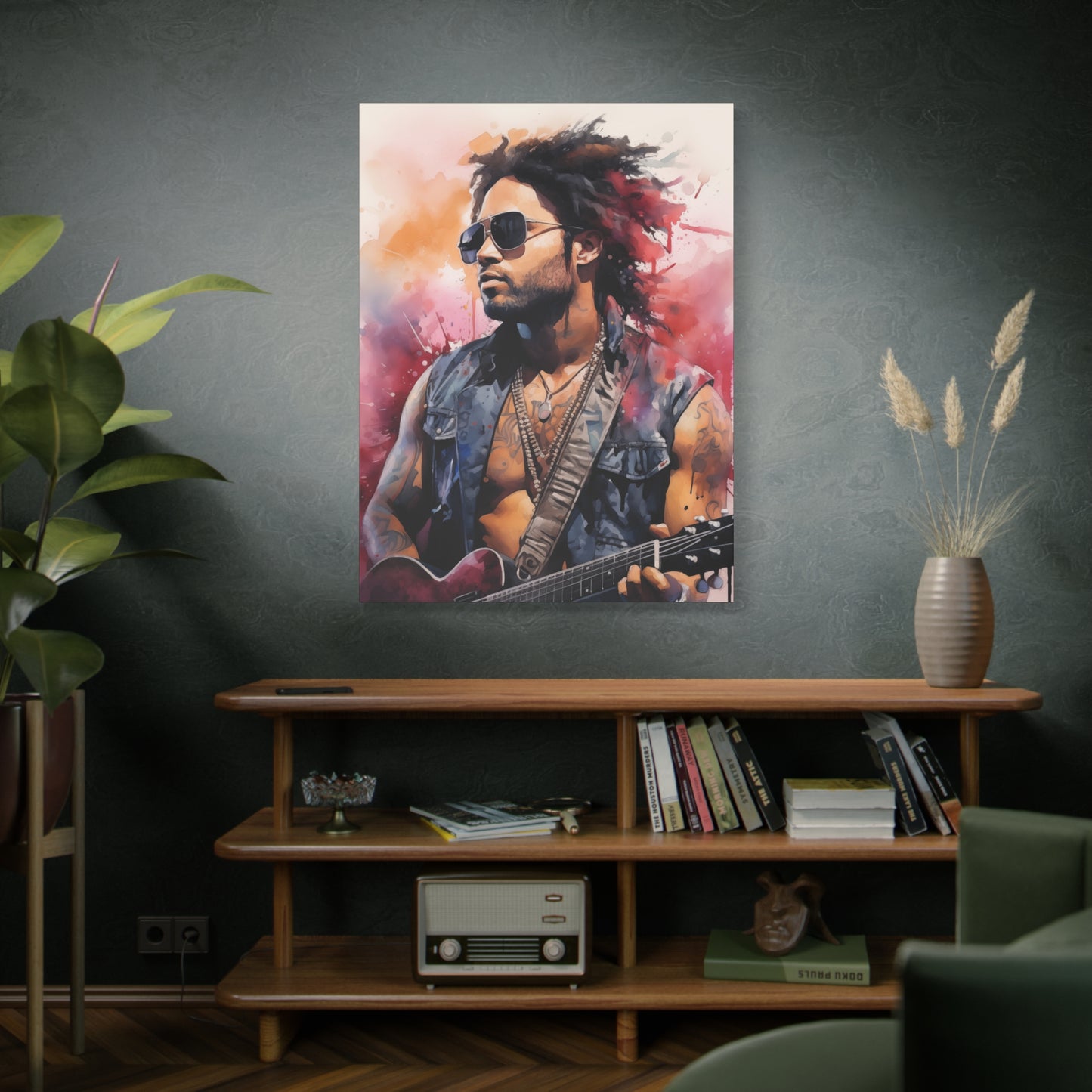 Gallery Wrapped Canvas, Celebrity Inspired, Pop Art Canvas – Lenny