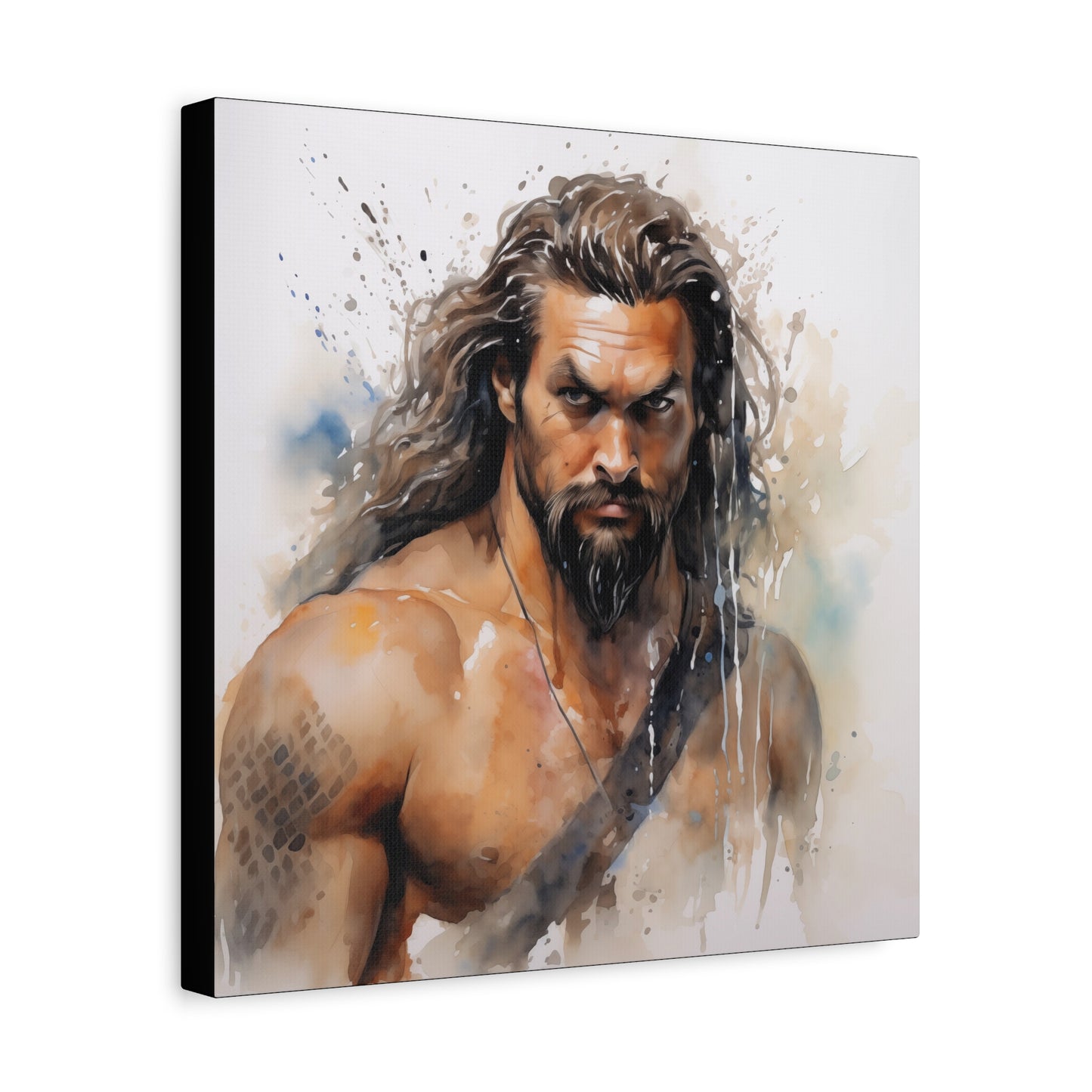 Gallery Wrapped Canvas, Celebrity Inspired, Pop Art Canvas – Jason