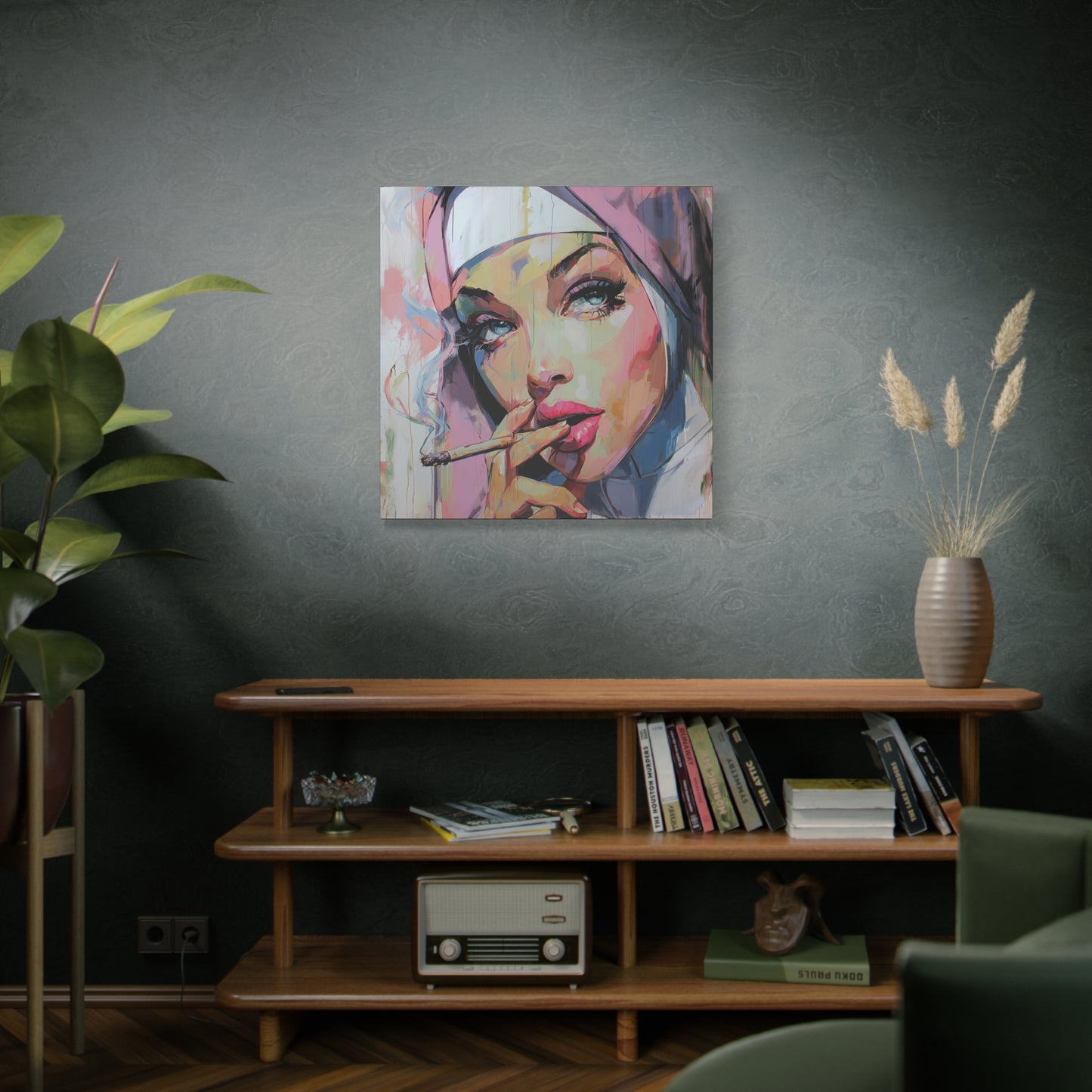 Gallery Wrapped Canvas, Habits and Heresy Art Canvas, Naughty Nuns Art Canvas – Sister Ophelia