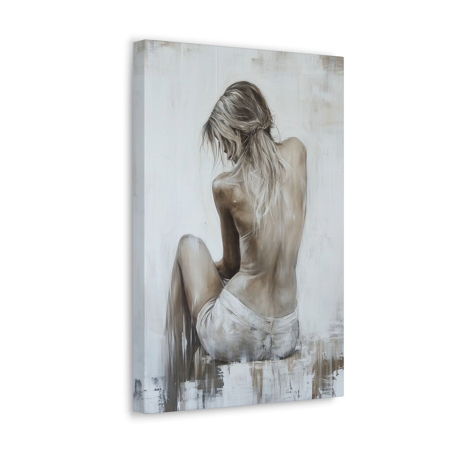 Gallery Wrapped Canvas, Sinners and Saints Art Canvas, Erotic Pinup Art Canvas – Katherine