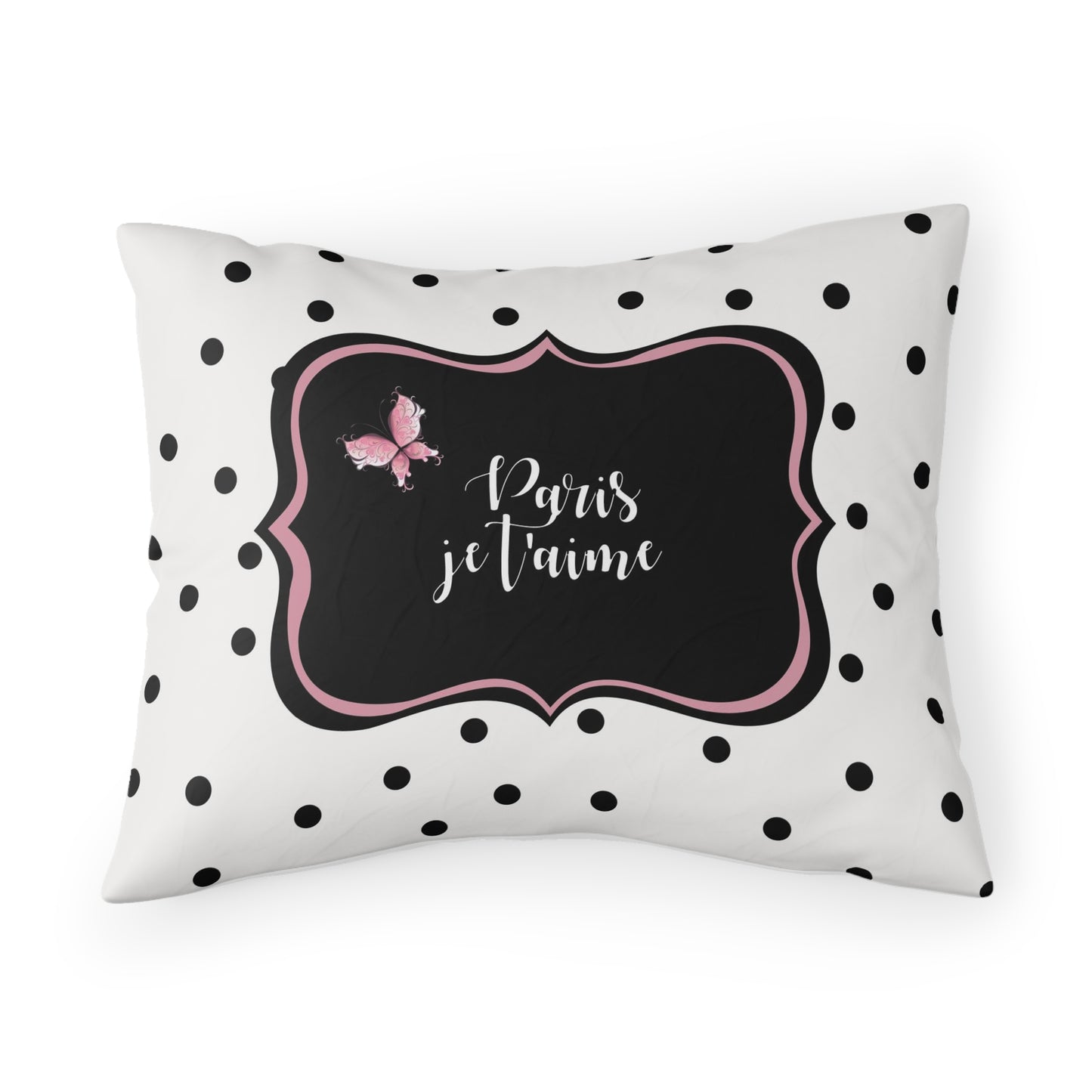 Love You Paris, je t'aime Paris, Pillow Sham