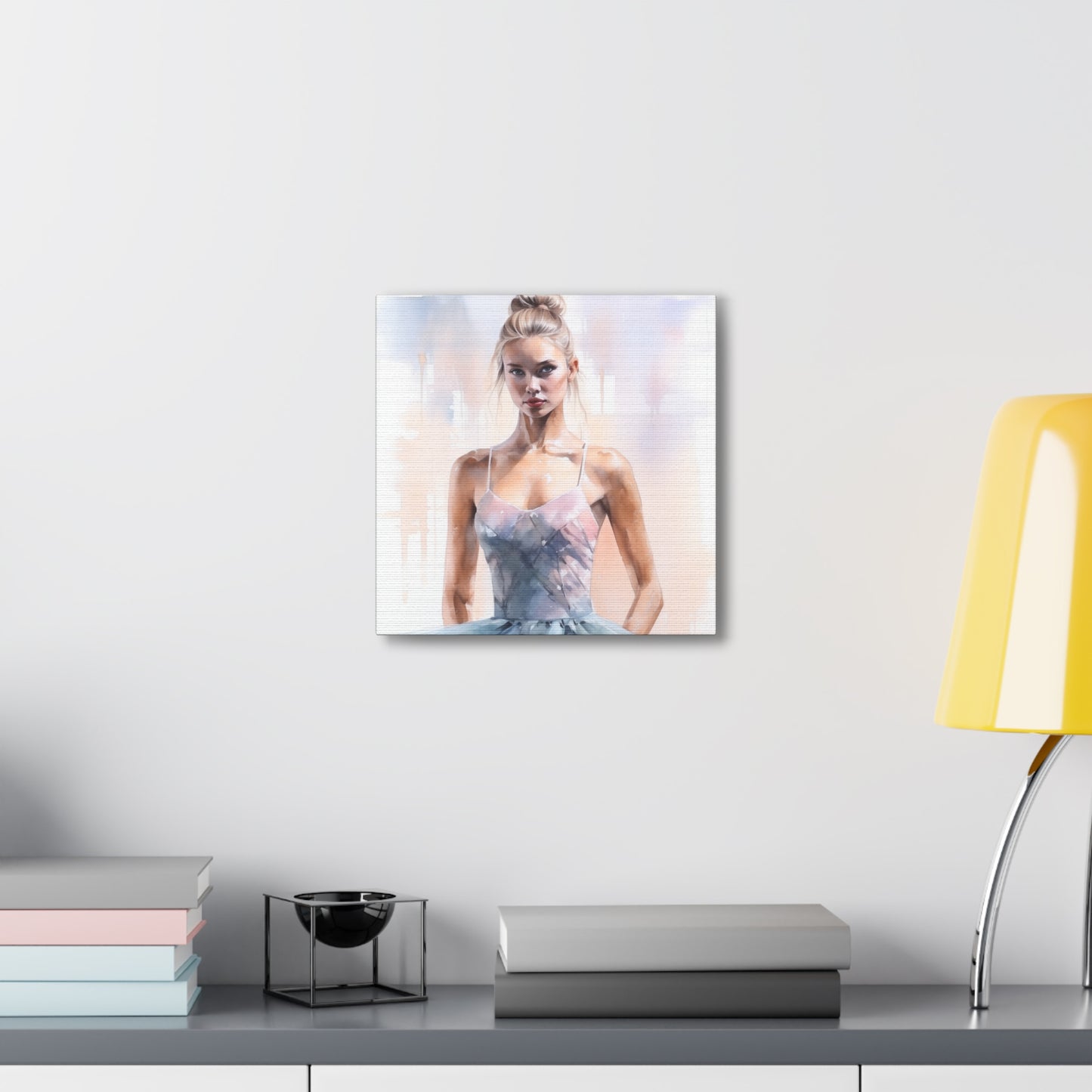 Gallery Wrapped Canvas, Ballerina Beauty, Ballet Art Canvas – Samantha