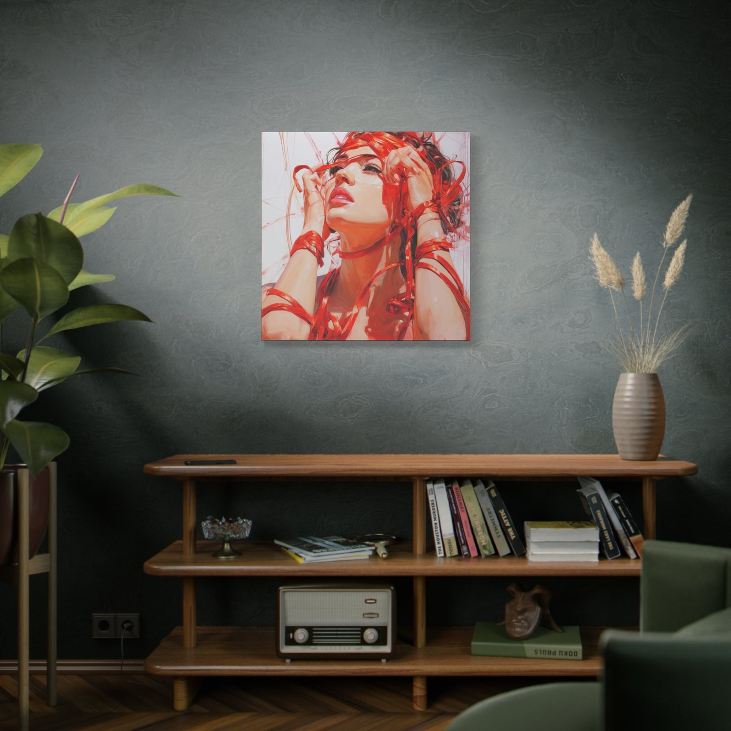 Gallery Wrapped Canvas, Ropes and Reverence Art Canvas, Erotic Shibari Art Canvas – Isolde