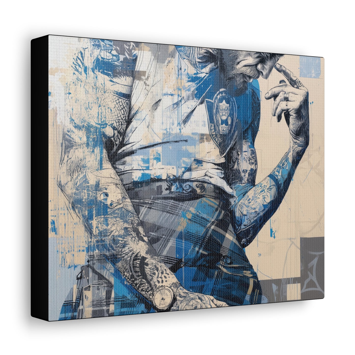 Gallery Wrapped Canvas, Kilts and Carnage Art Canvas, Erotic Pinup Art Canvas – Connor