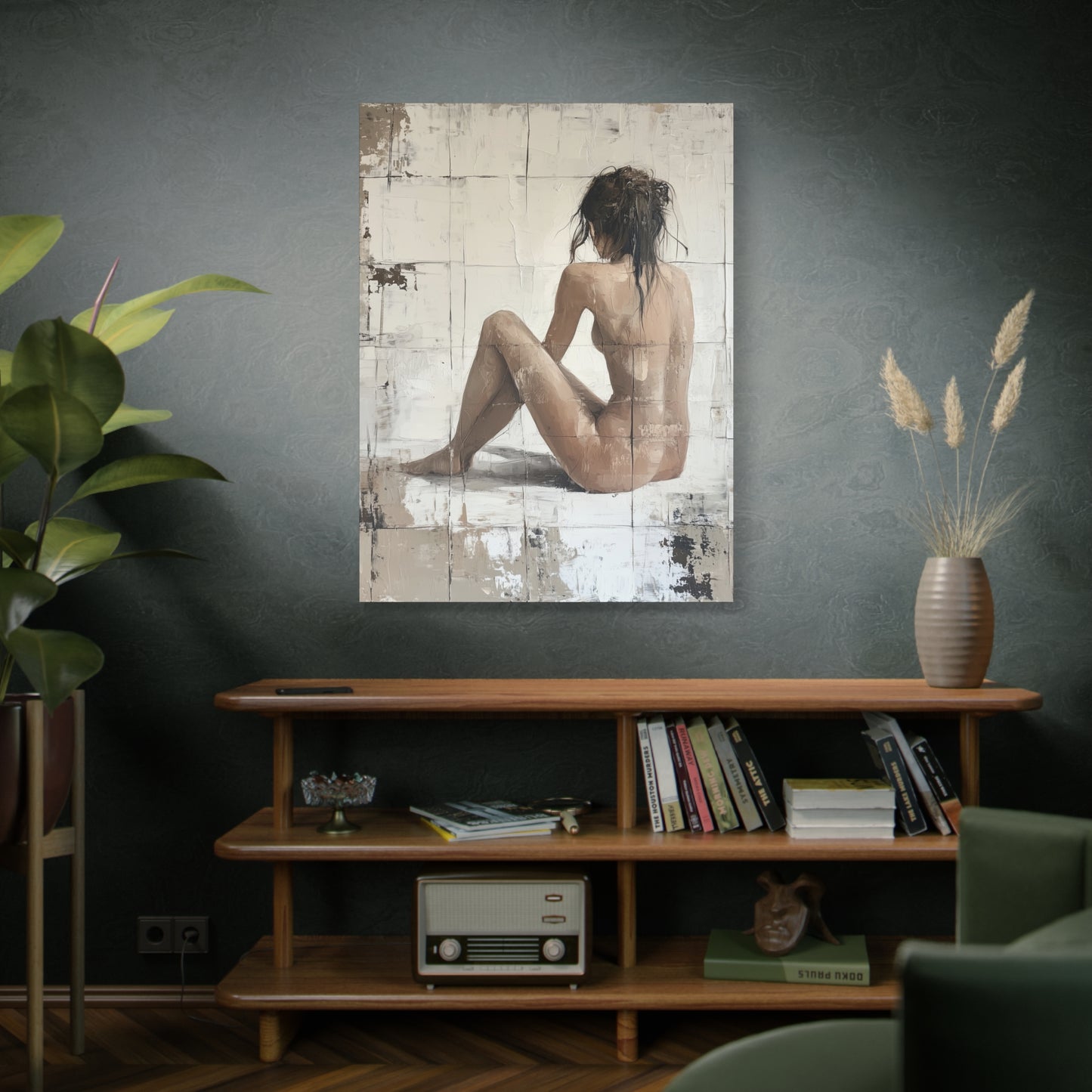 Gallery Wrapped Canvas, Sinners and Saints Art Canvas, Erotic Pinup Art Canvas – Eve