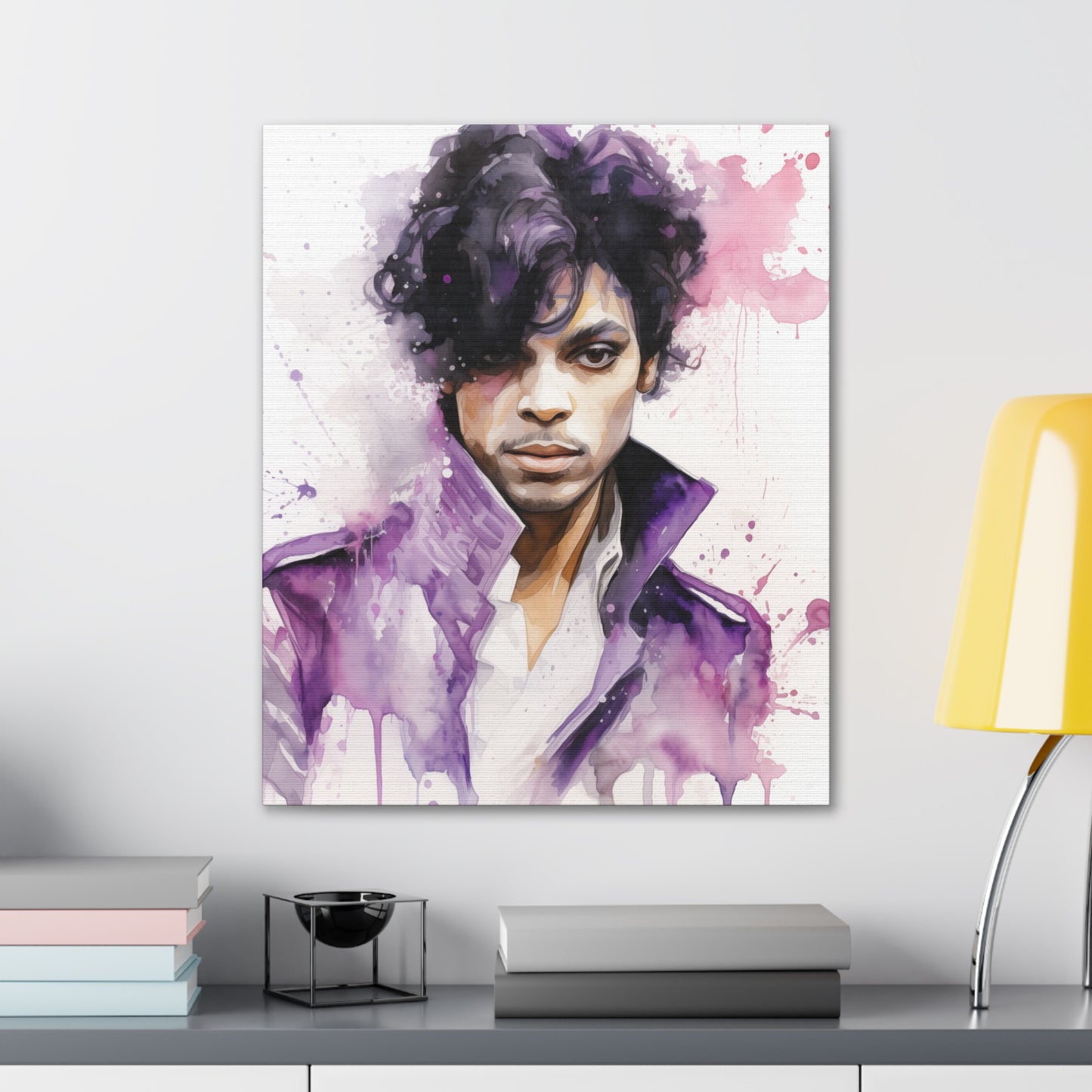 Gallery Wrapped Canvas, Celebrity Inspired, Pop Art Canvas – Prince Rogers