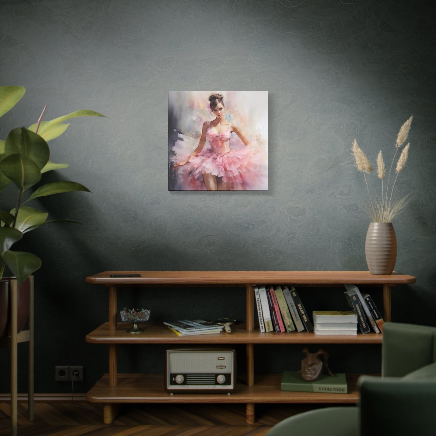 Gallery Wrapped Canvas, Ballerina Beauty, Ballet Art Canvas – Lily