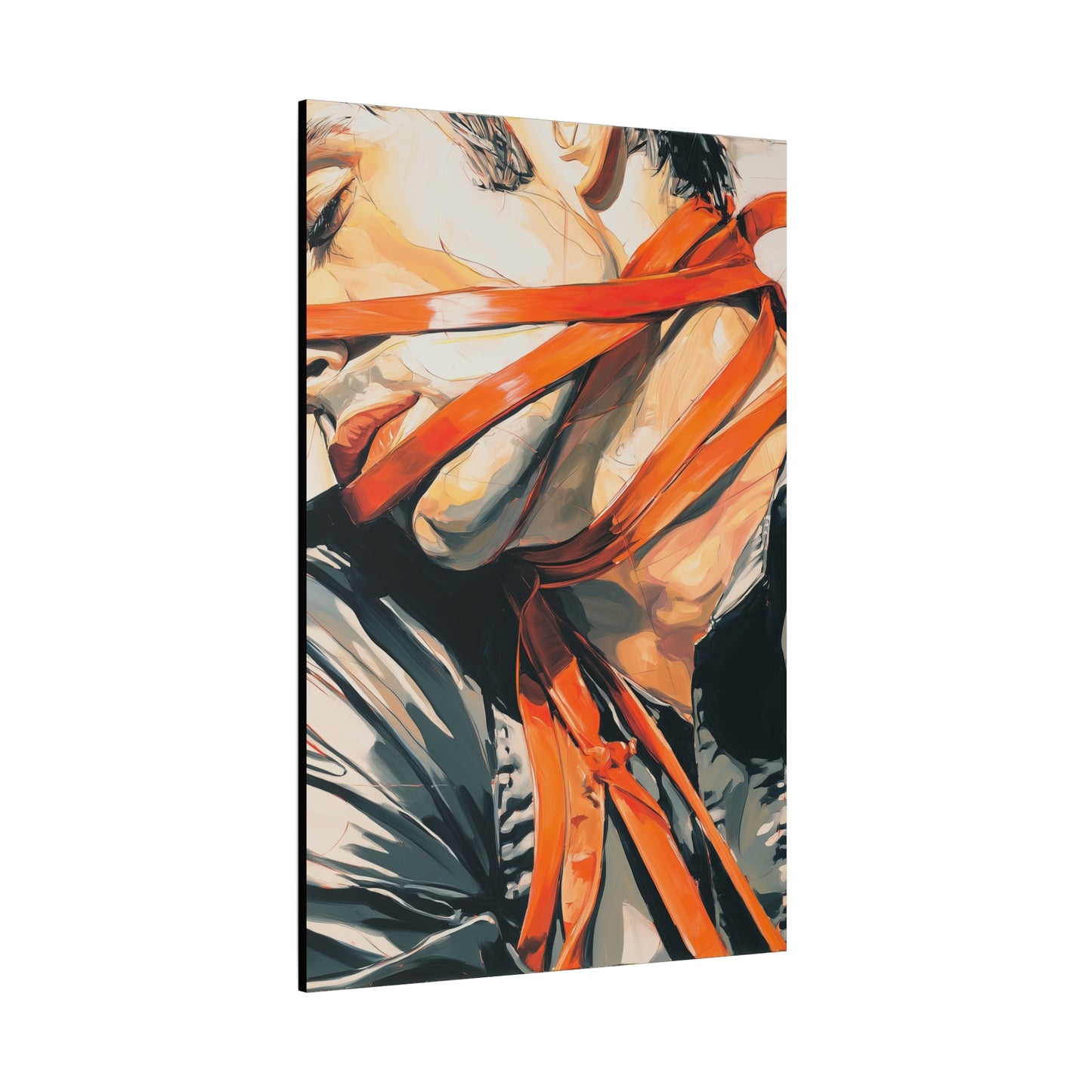 Gallery Wrapped Canvas, Ropes and Reverence Art Canvas, Erotic Shibari Art Canvas – Ryu