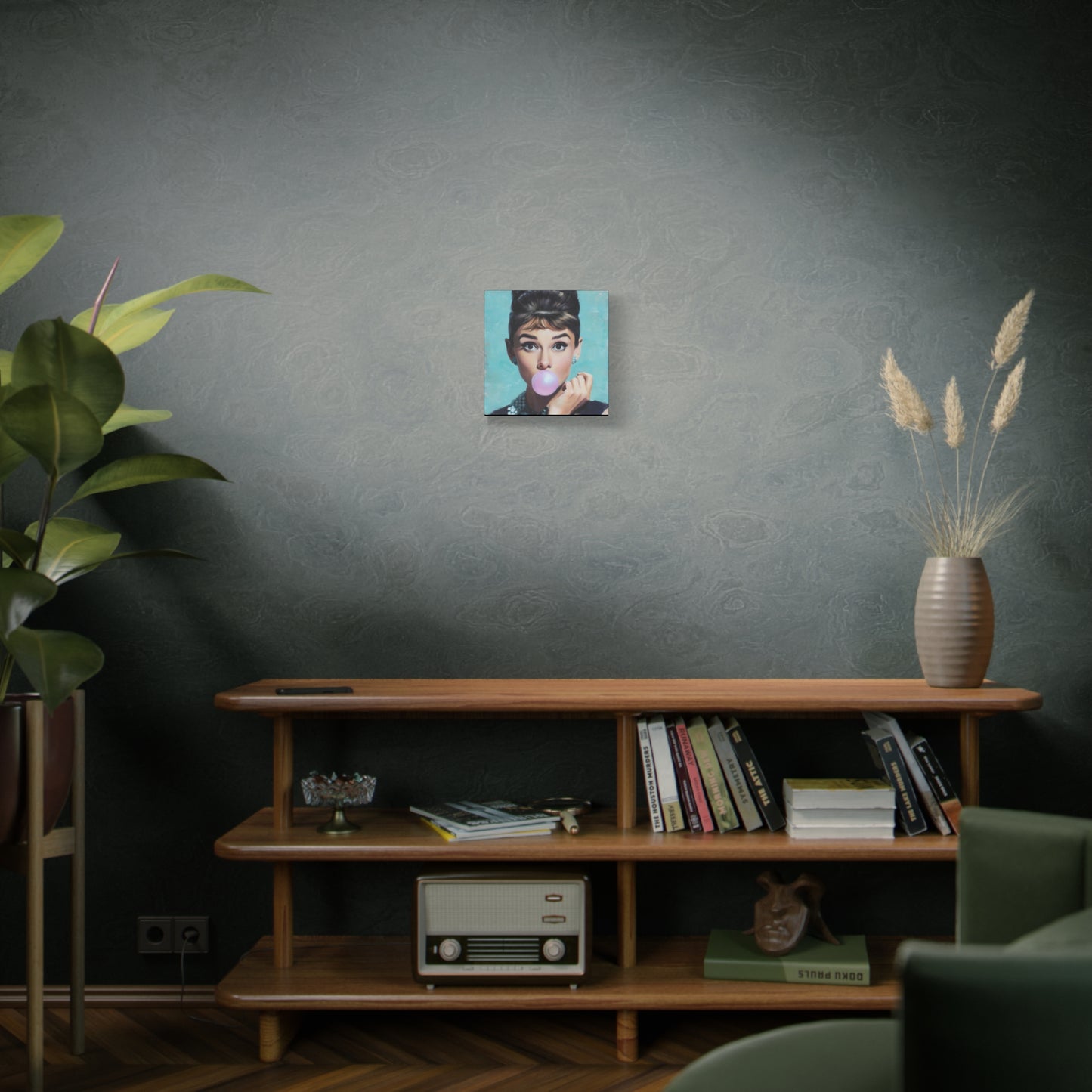 Gallery Wrapped Canvas, The Diva Project Art Canvas, Pinup Art Canvas – Audrey Hepburn - FIVE