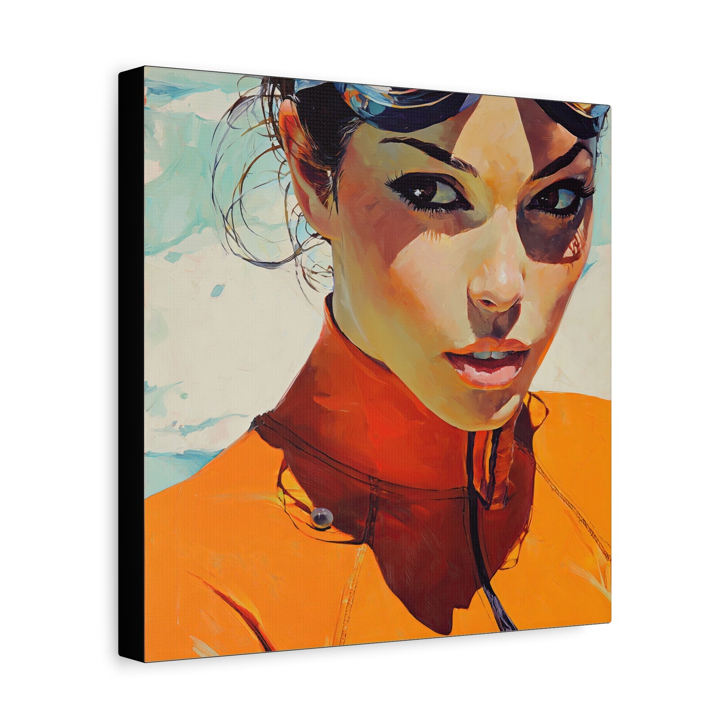 Gallery Wrapped Canvas, Salt and Sea Art Canvas, Marine Art, Diving and Snorkeling Art Canvas – Maria