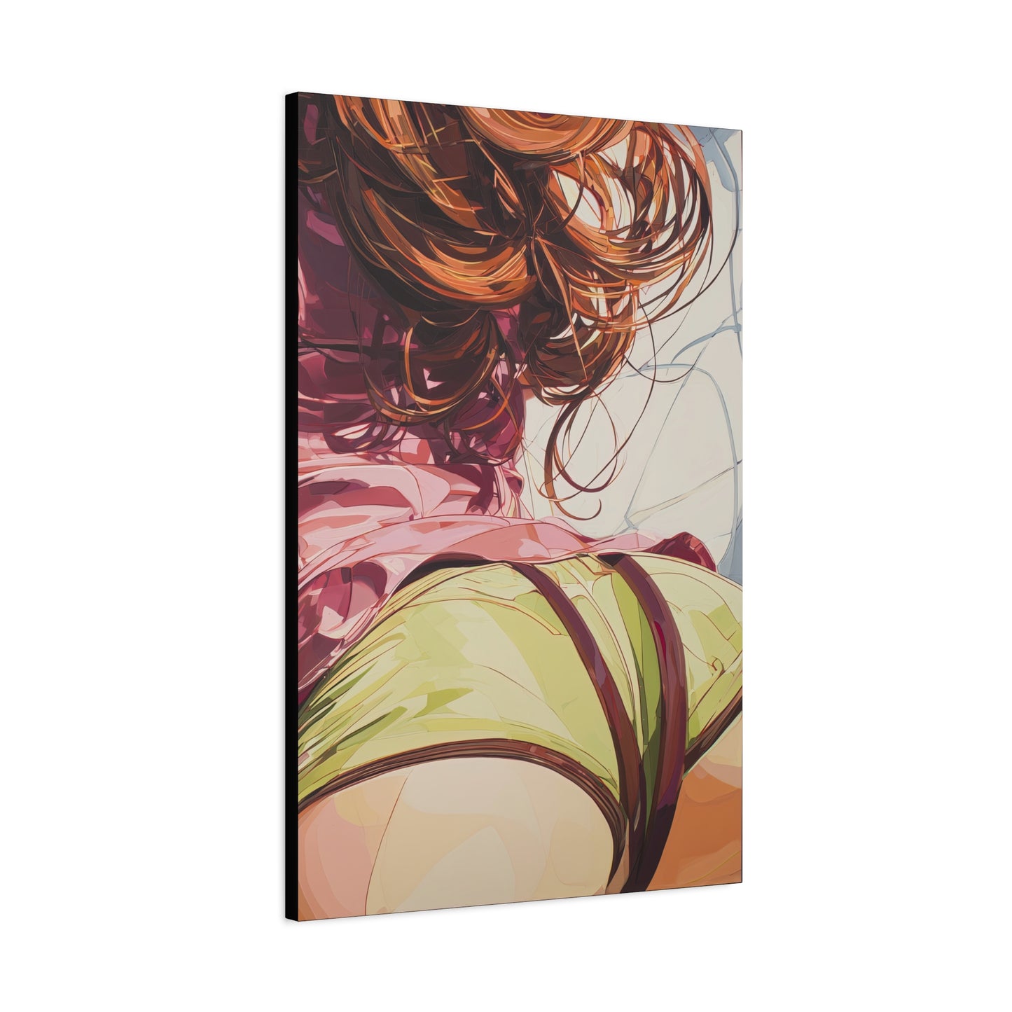 Gallery Wrapped Canvas, Tongue and Cheek Art Canvas, Naughty Girl Art Canvas – Persephone