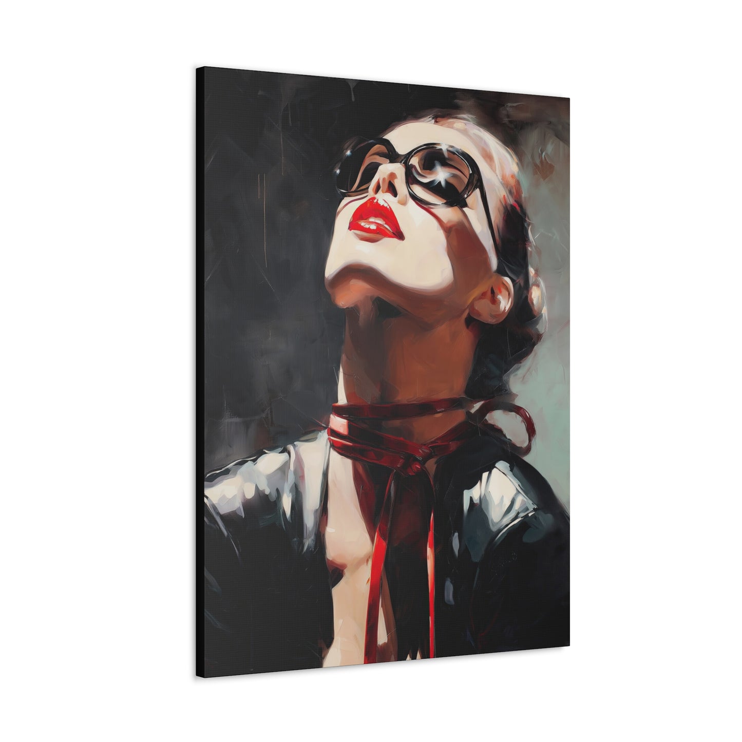 Gallery Wrapped Canvas, Ropes and Reverence Art Canvas, Erotic Shibari Art Canvas – Scarlett