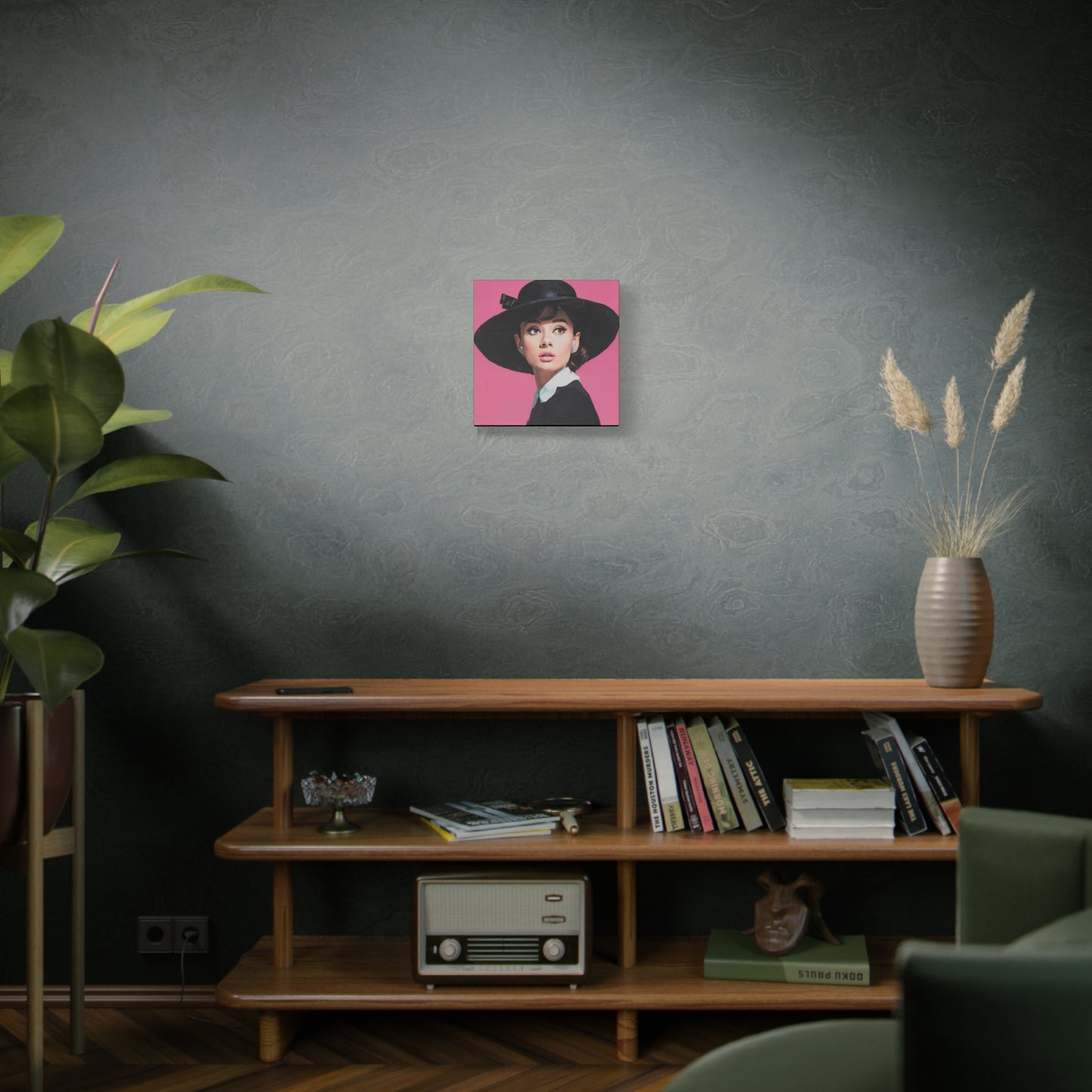 Gallery Wrapped Canvas, The Diva Project Art Canvas, Pinup Art Canvas – Audrey Hepburn - EIGHT