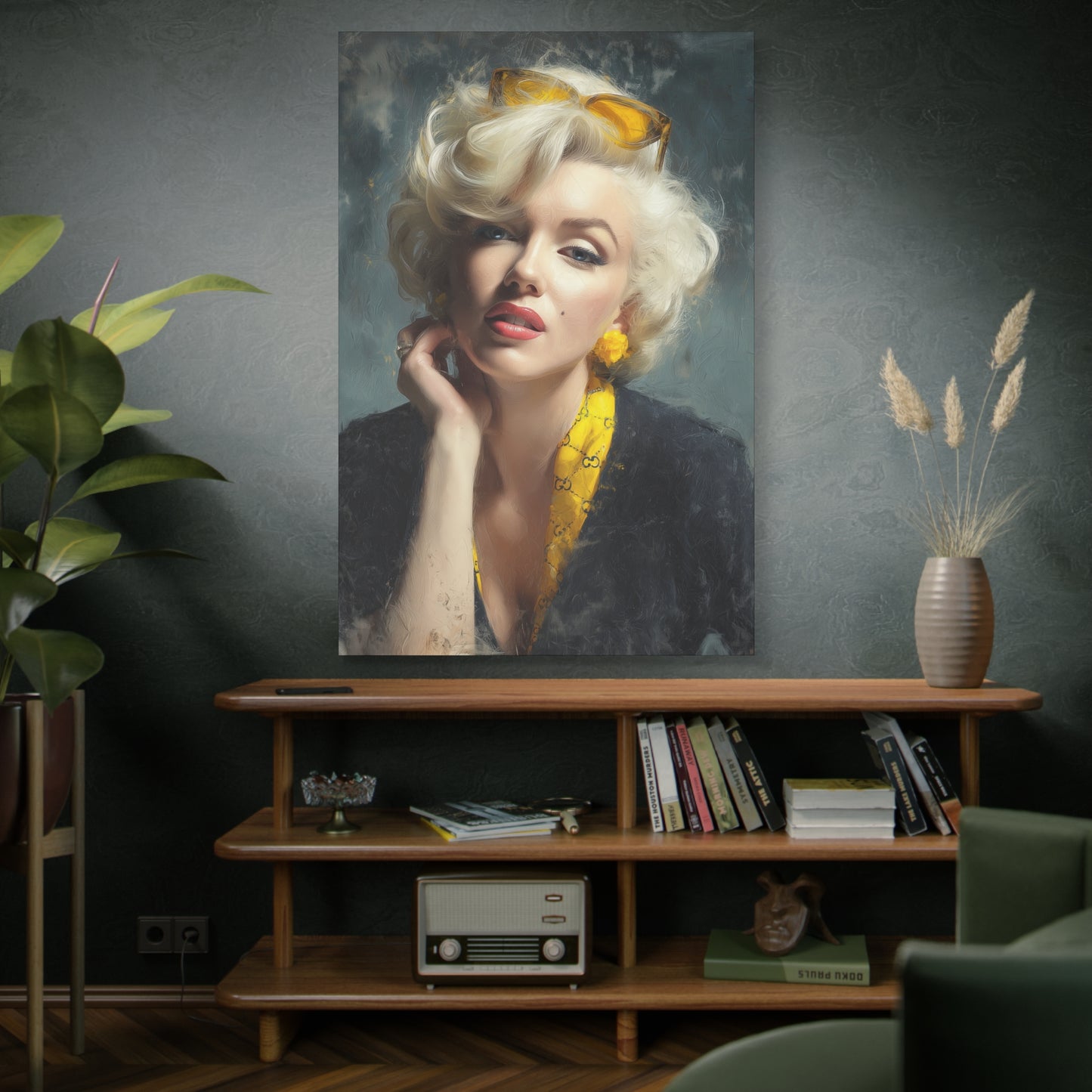 Gallery Wrapped Canvas, The Diva Project Art Canvas, Pinup Art Canvas – Marilyn Monroe - EIGHT