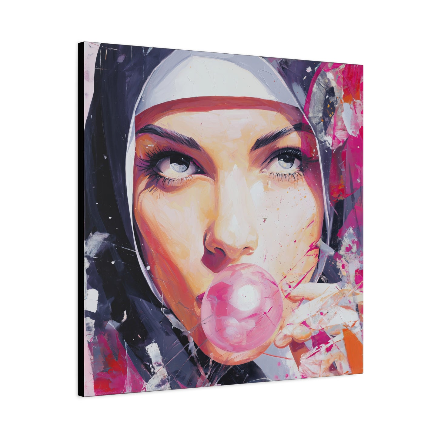 Gallery Wrapped Canvas, Habits and Heresy Art Canvas, Naughty Nuns Art Canvas – Sister Paloma