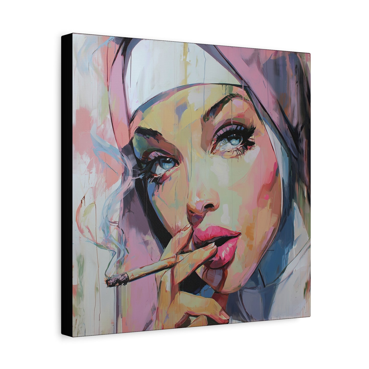 Gallery Wrapped Canvas, Habits and Heresy Art Canvas, Naughty Nuns Art Canvas – Sister Ophelia