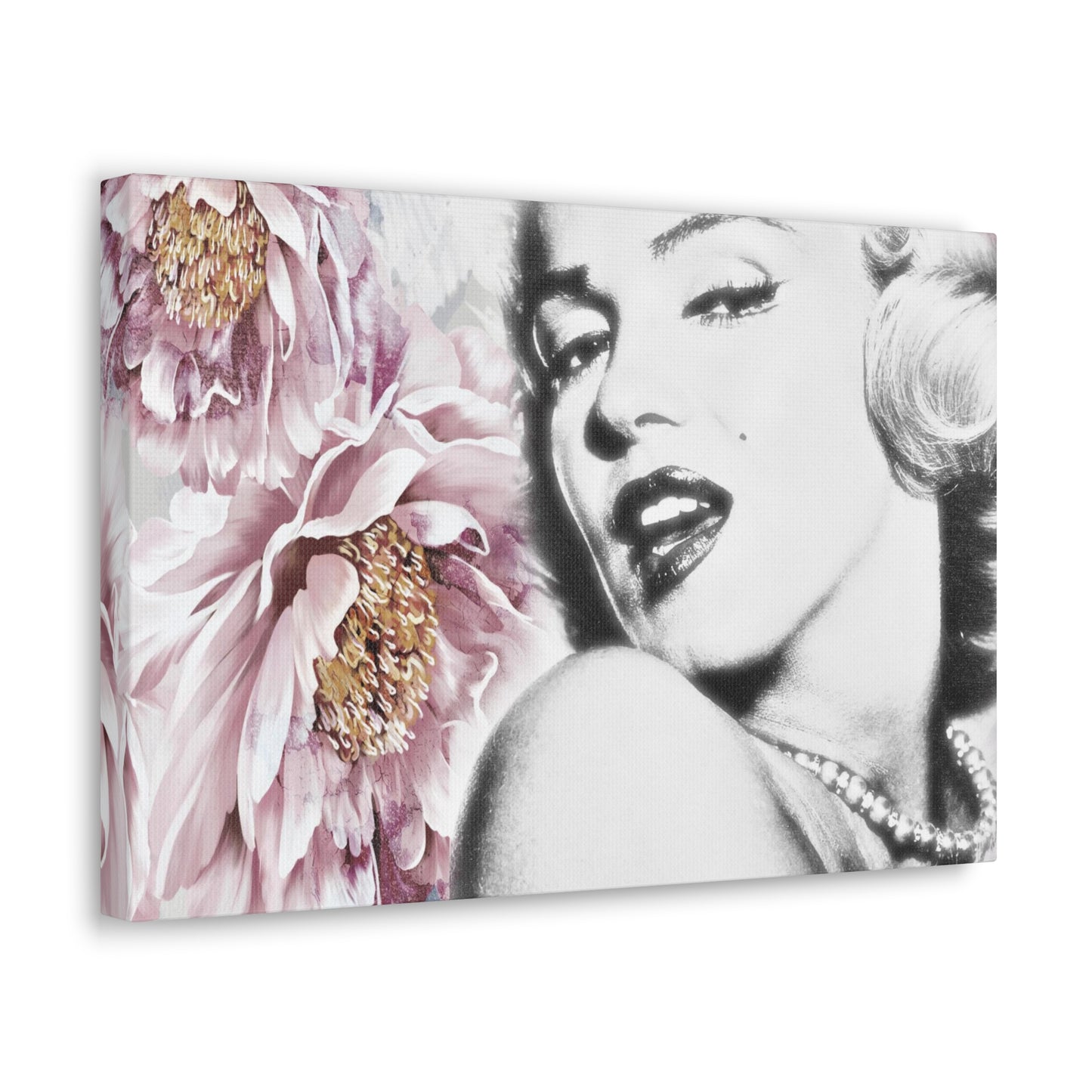 Canvas Wall Art, Gallery Wrapped Pop Art, Celebrity Wall Art – Marilyn Monroe - Bloom