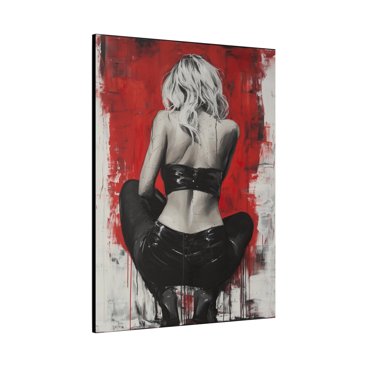 Gallery Wrapped Canvas, Guilt and Grit Adult Art Canvas, Erotic Pinup Art Canvas – Celeste