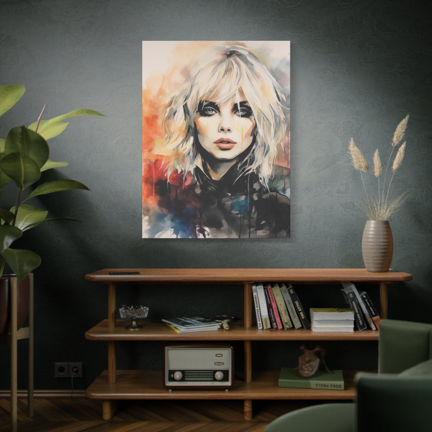 Gallery Wrapped Canvas, Celebrity Inspired, Pop Art Canvas – Debbie