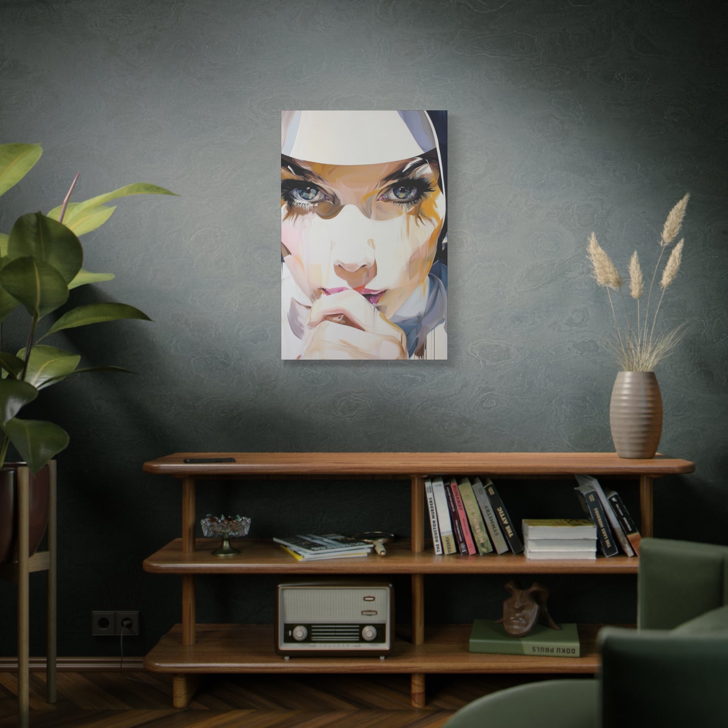 Gallery Wrapped Canvas, Habits and Heresy Art Canvas, Naughty Nuns Art Canvas – Sister Amara