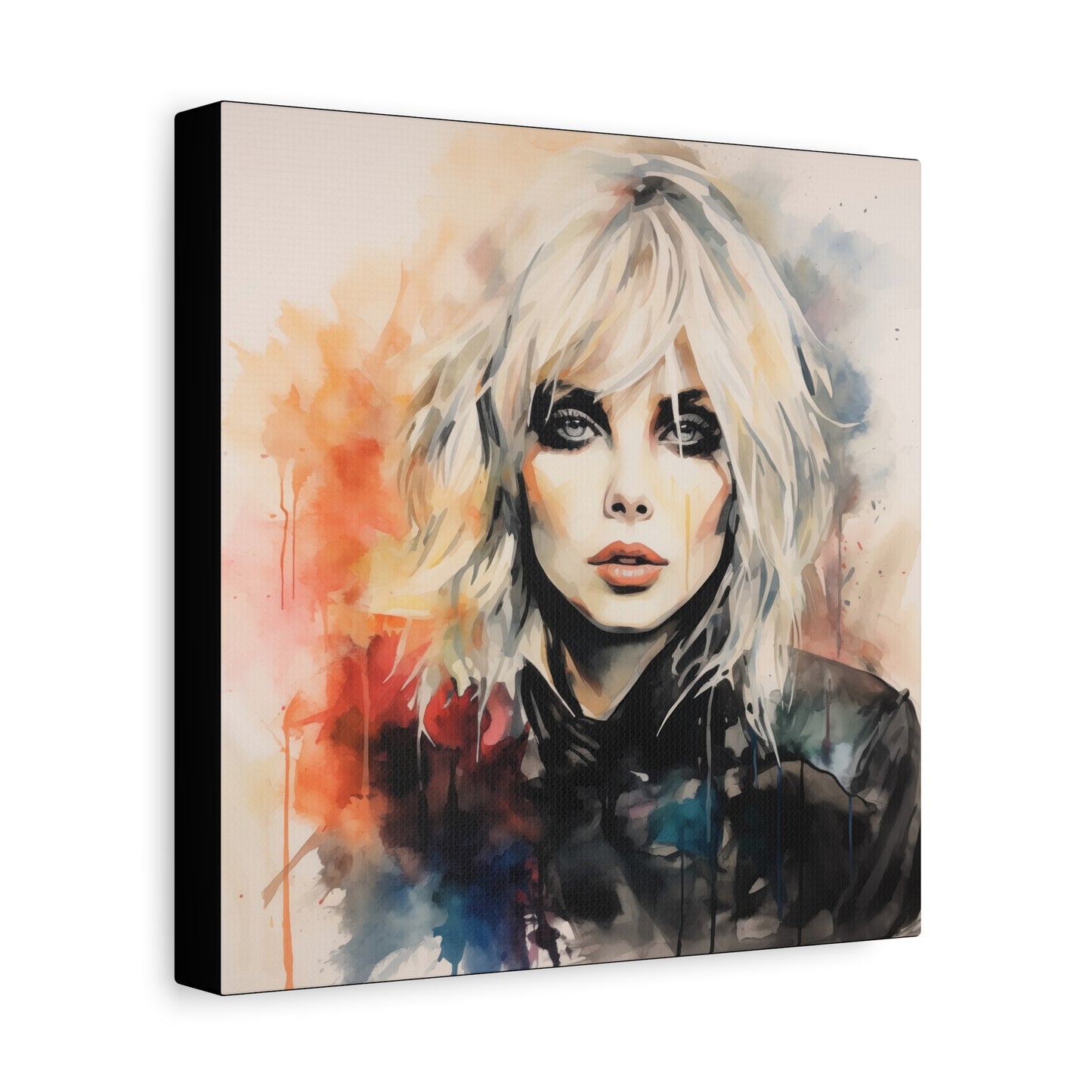 Gallery Wrapped Canvas, Celebrity Inspired, Pop Art Canvas – Debbie