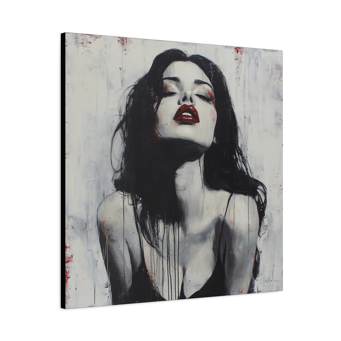 Gallery Wrapped Canvas, Sinners and Saints Art Canvas, Erotic Pinup Art Canvas – Vera