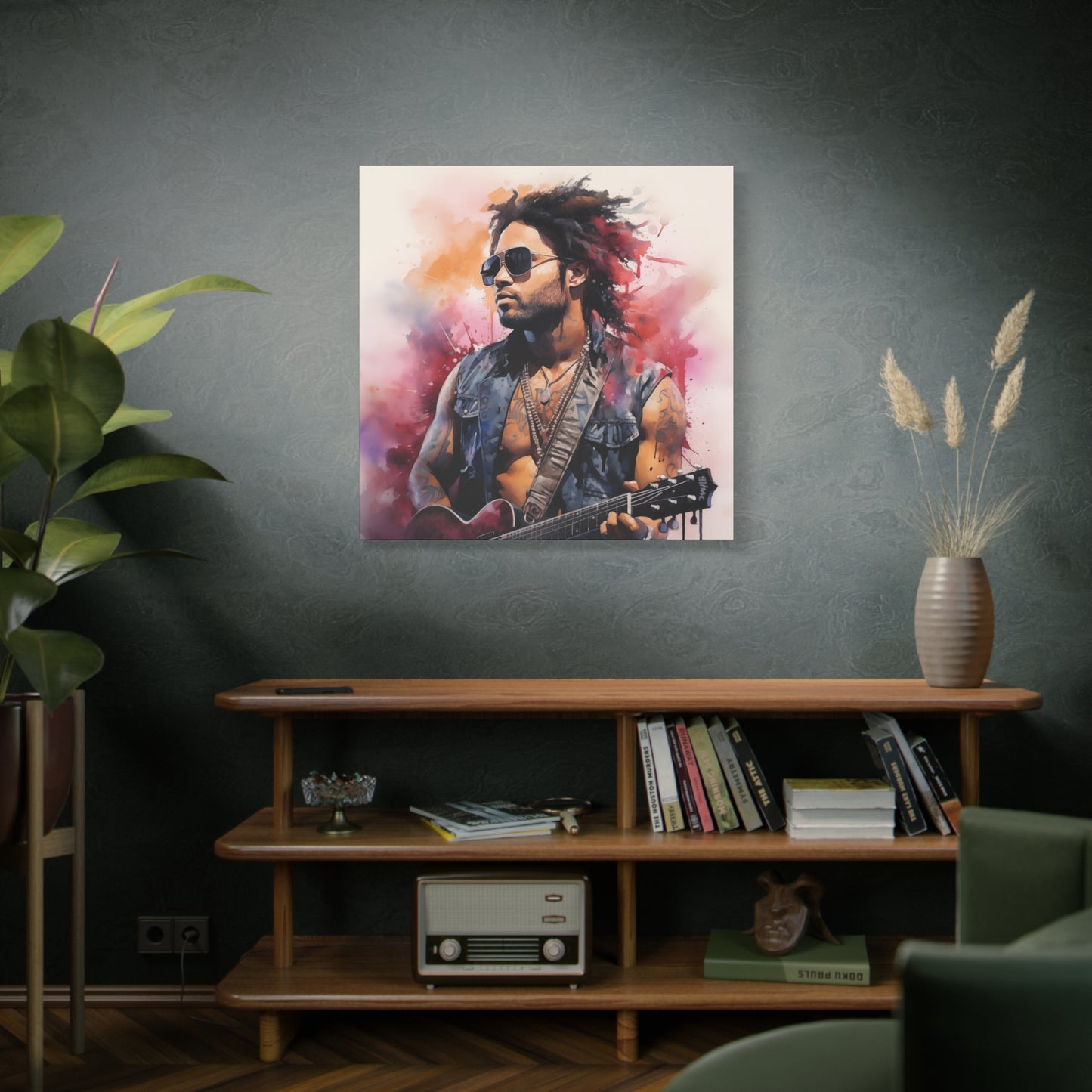 Gallery Wrapped Canvas, Celebrity Inspired, Pop Art Canvas – Lenny