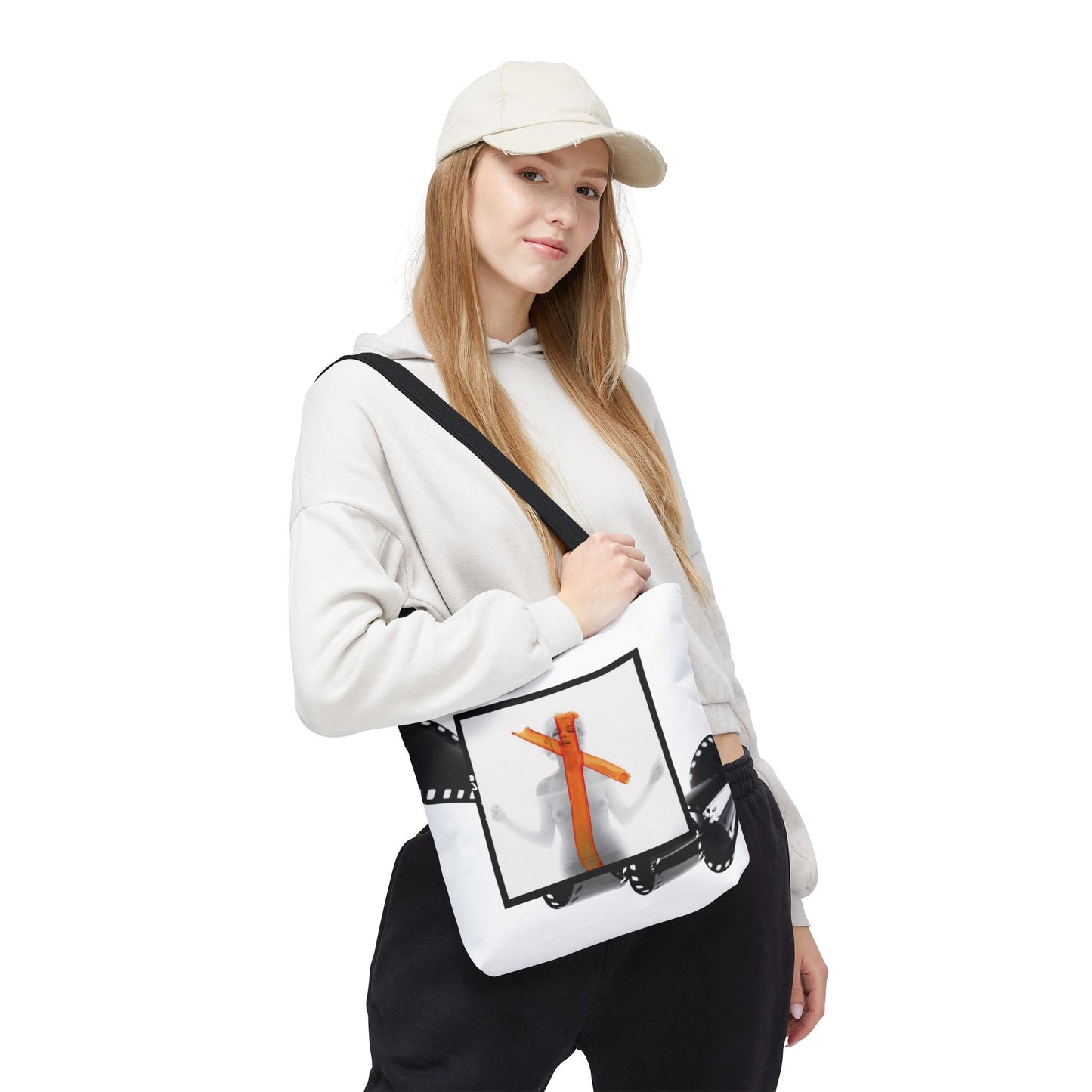 Celebrity Tote Bag, Utility Tote - Marilyn Monroe Autograph Tote - Burned Negative