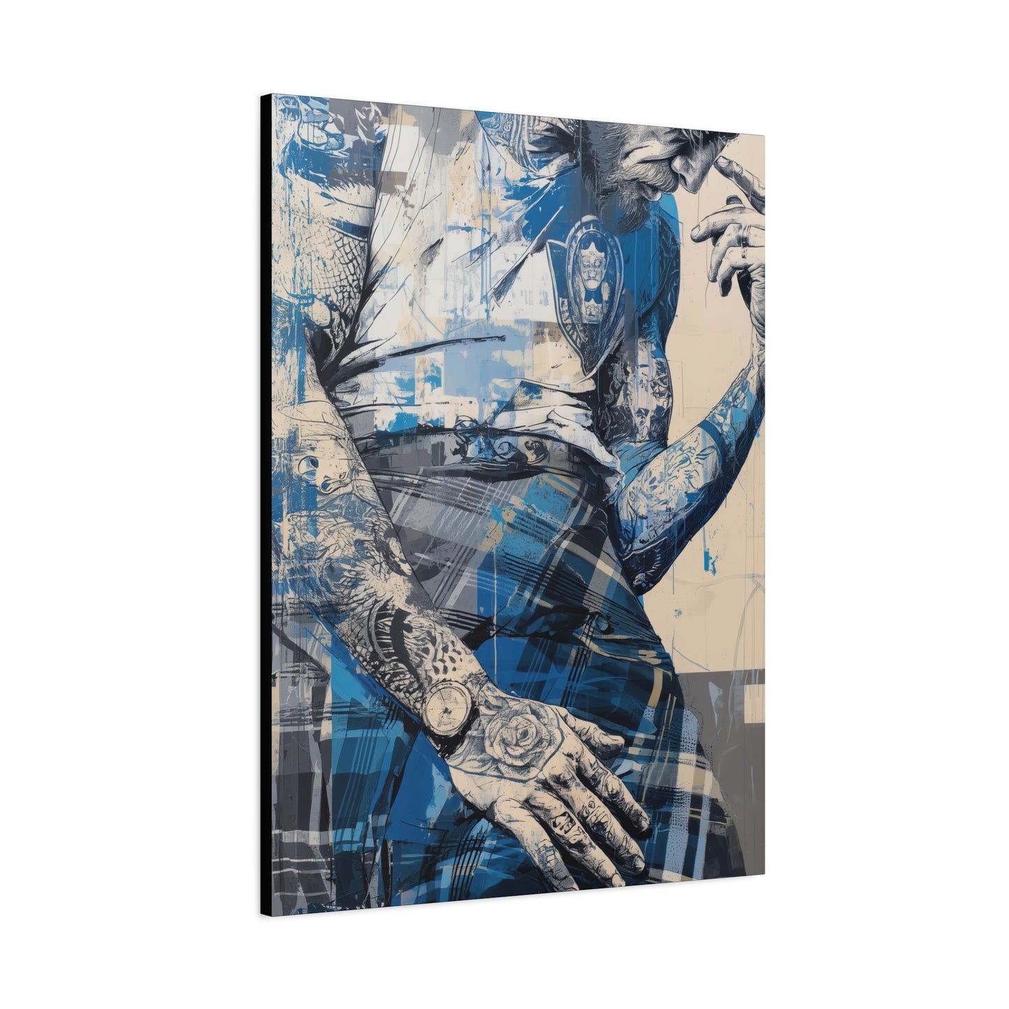 Gallery Wrapped Canvas, Kilts and Carnage Art Canvas, Erotic Pinup Art Canvas – Connor