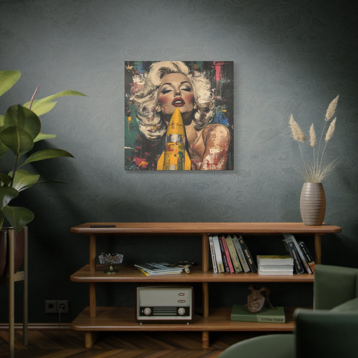Gallery Wrapped Canvas, Guilt and Grit Adult Art Canvas, Erotic Pinup Art Canvas – Jennifer