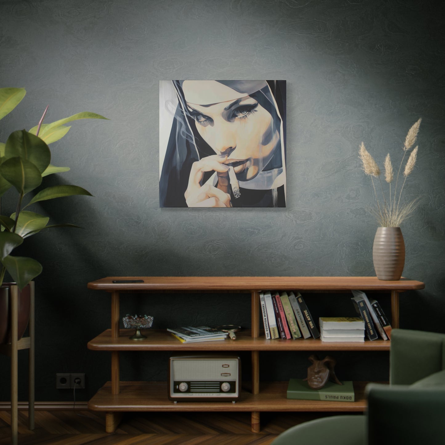 Gallery Wrapped Canvas, Habits and Heresy Art Canvas, Naughty Nuns Art Canvas – Sister Mercy