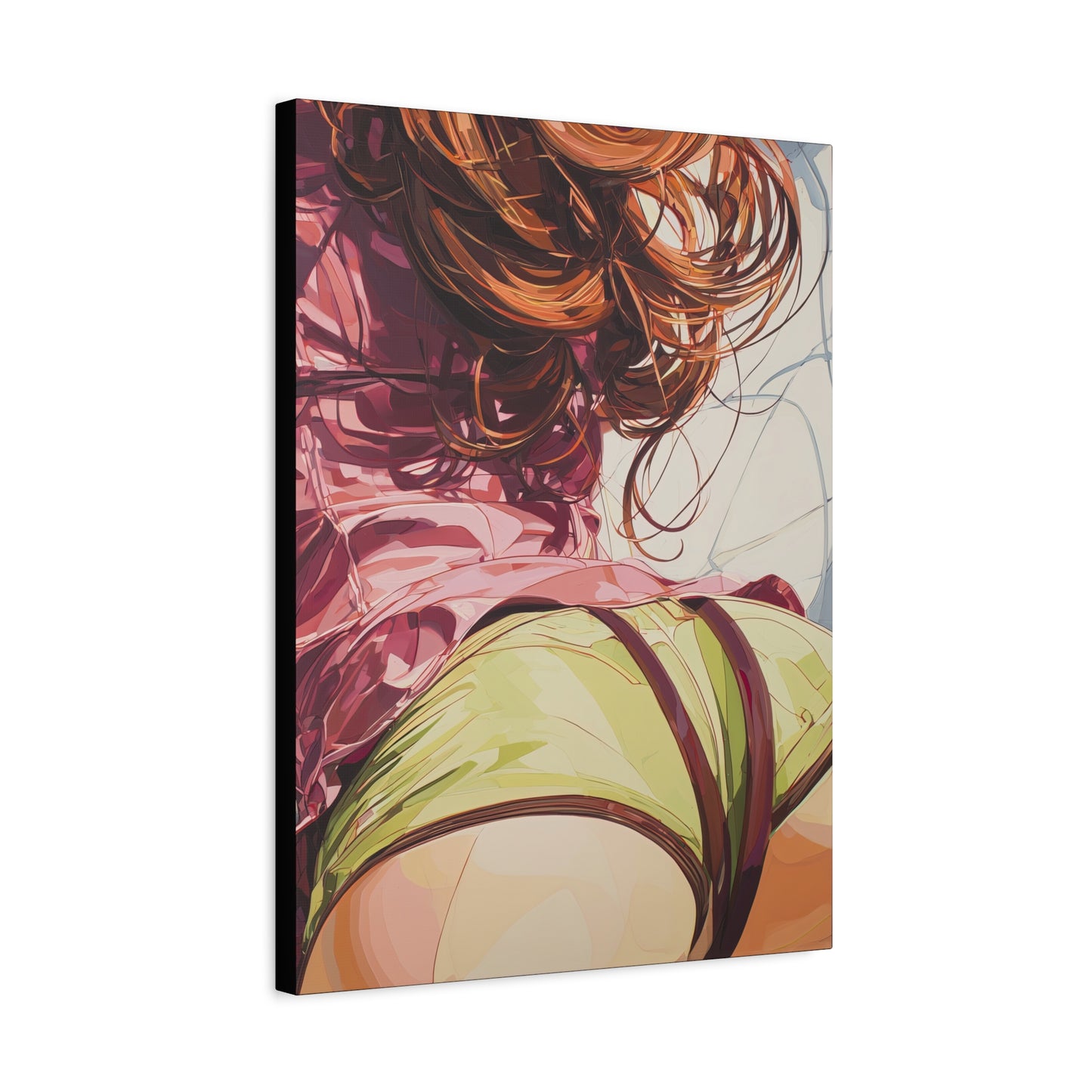 Gallery Wrapped Canvas, Tongue and Cheek Art Canvas, Naughty Girl Art Canvas – Persephone