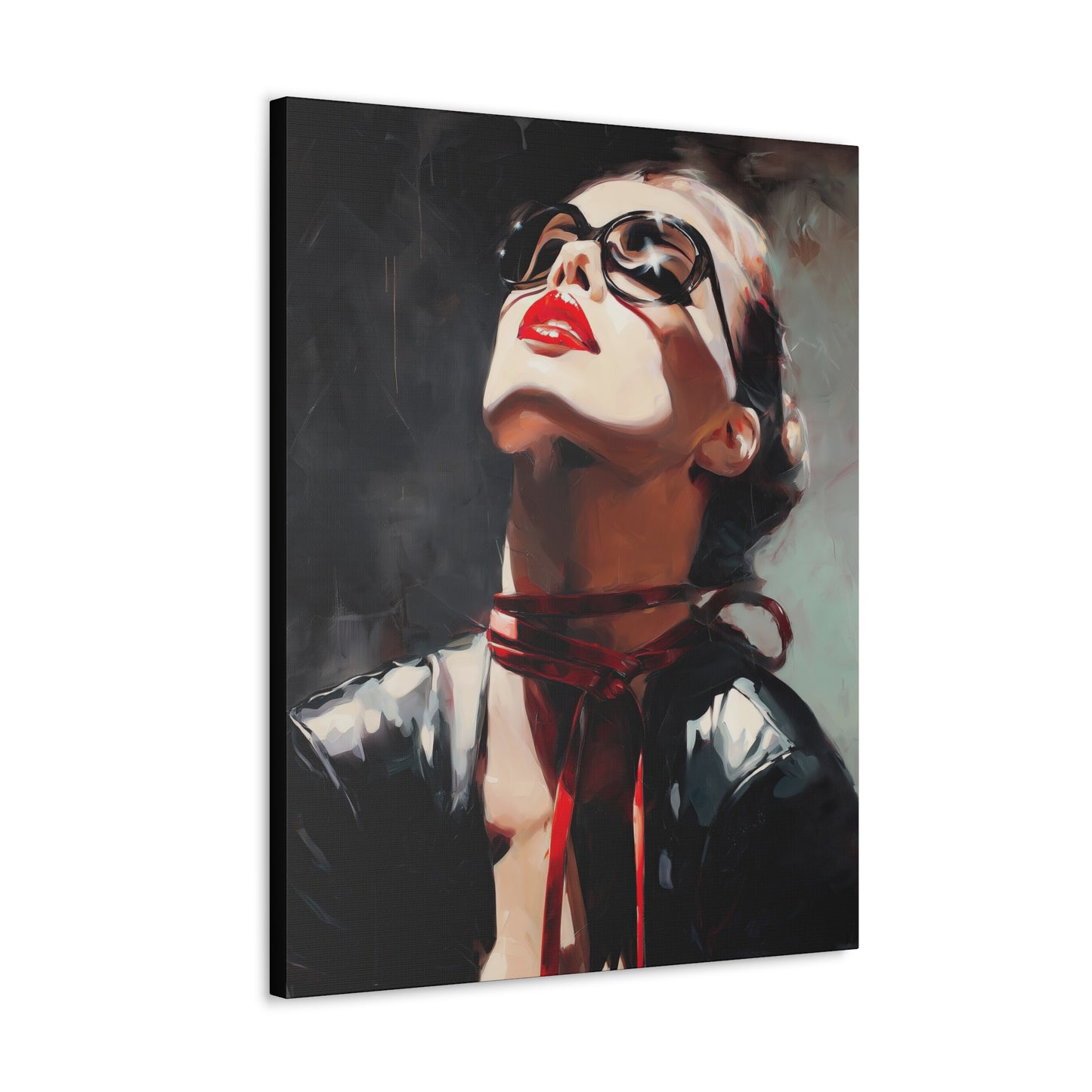 Gallery Wrapped Canvas, Ropes and Reverence Art Canvas, Erotic Shibari Art Canvas – Scarlett