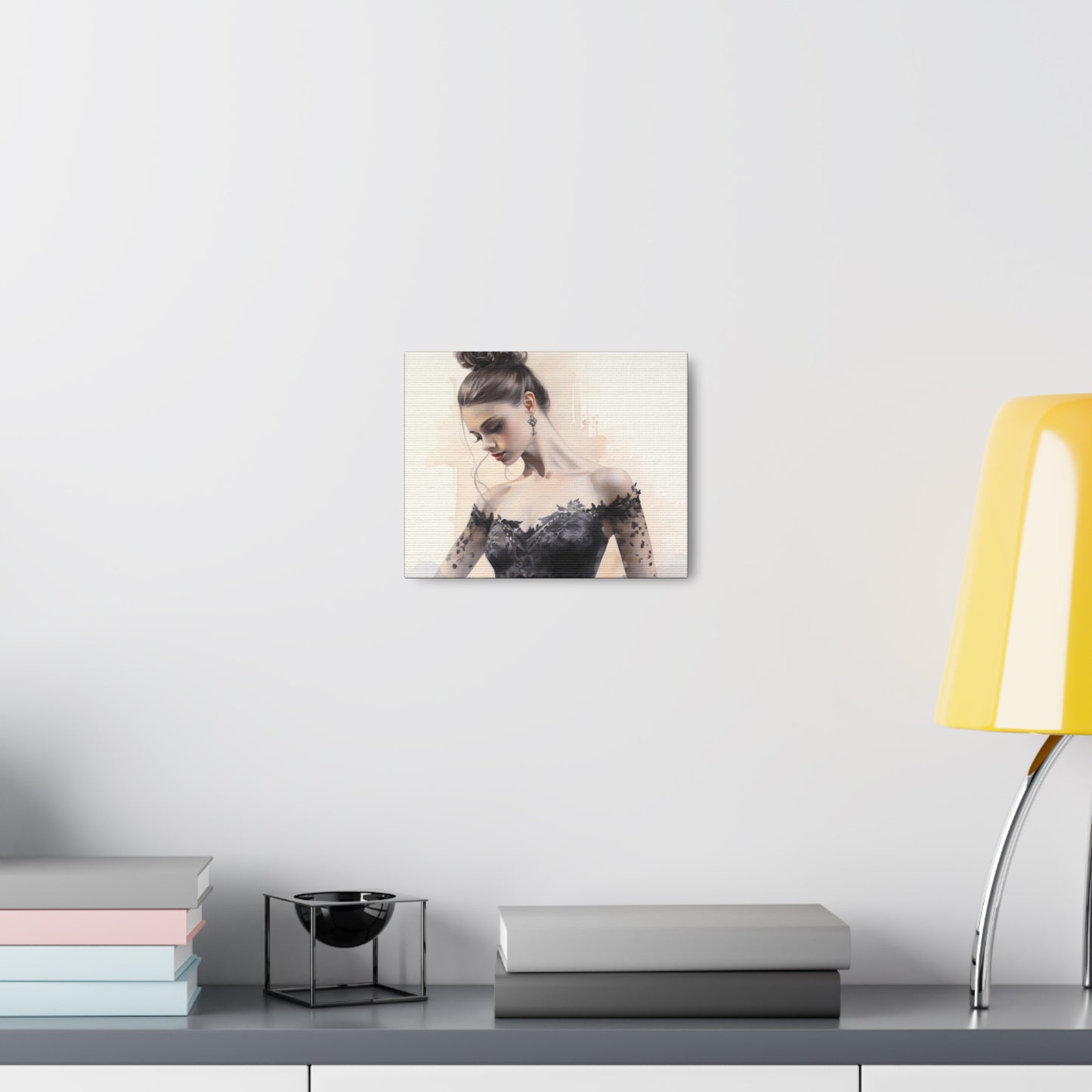 Gallery Wrapped Canvas, Ballerina Beauty, Ballet Art Canvas – Lola