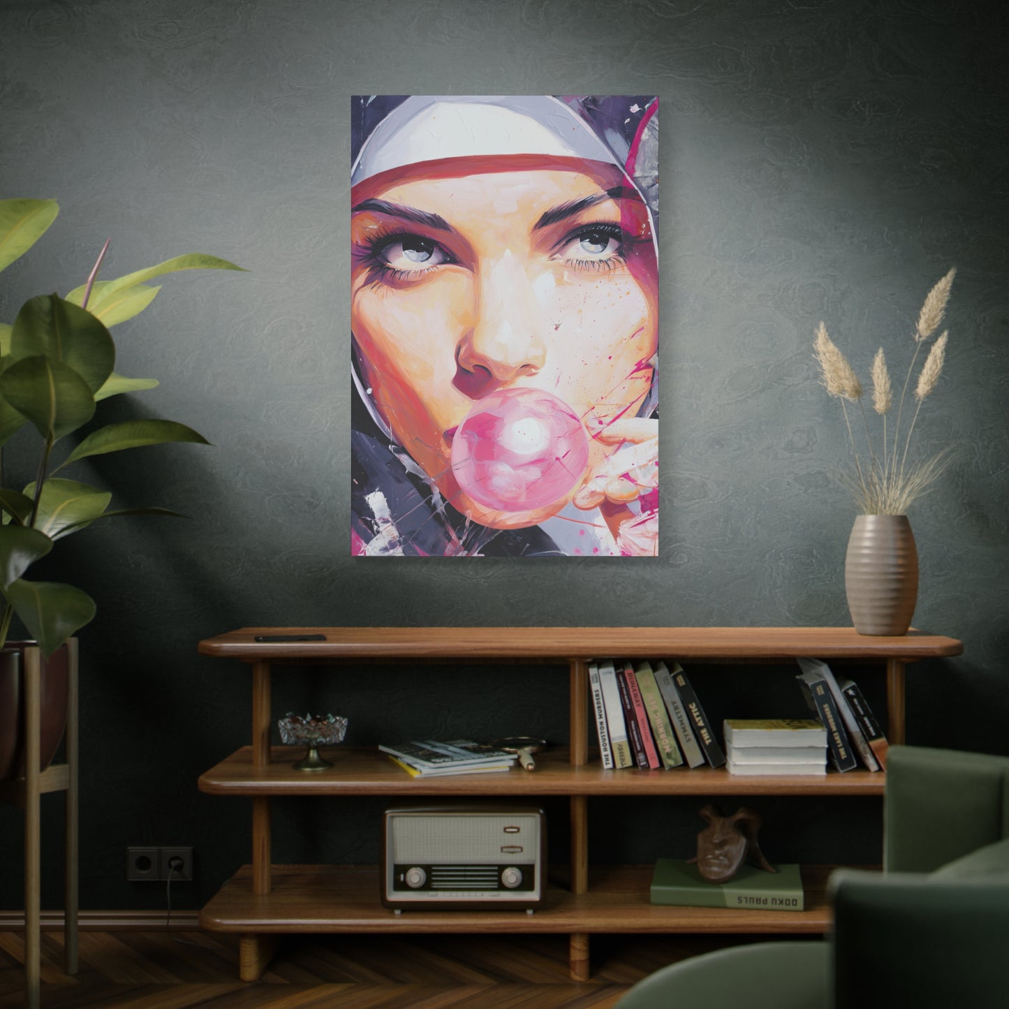 Gallery Wrapped Canvas, Habits and Heresy Art Canvas, Naughty Nuns Art Canvas – Sister Paloma