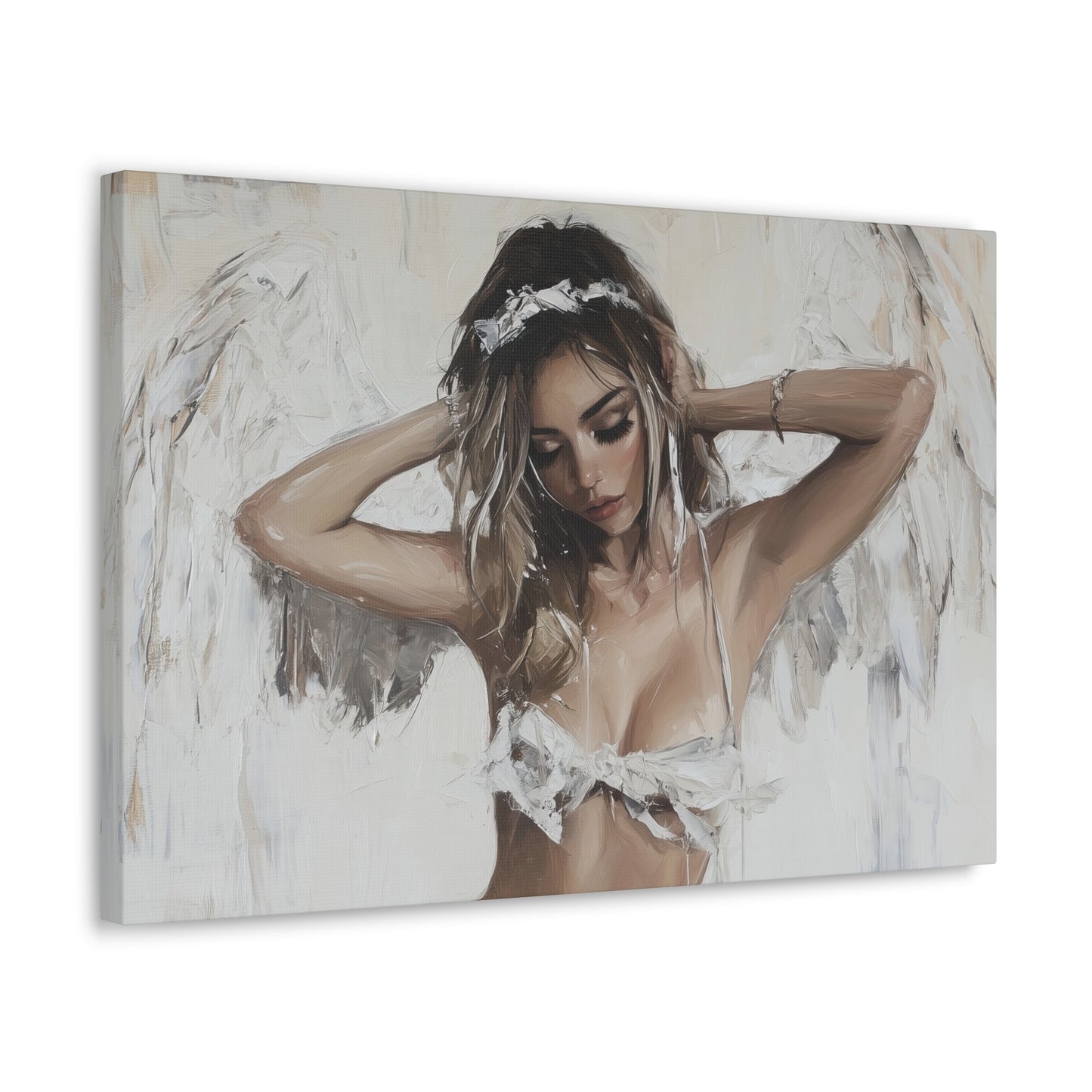 Gallery Wrapped Canvas, Sinners and Saints Art Canvas, Erotic Pinup Art Canvas – Holly