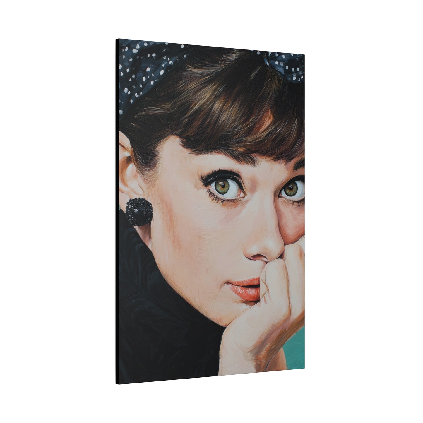 Gallery Wrapped Canvas, The Diva Project Art Canvas, Pinup Art Canvas – Audrey Hepburn - FOUR