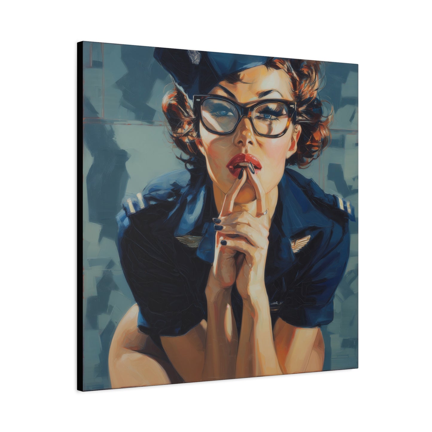 Gallery Wrapped Canvas, Liberty and Lace Art Canvas, Erotic Art Canvas – Peggy Sue