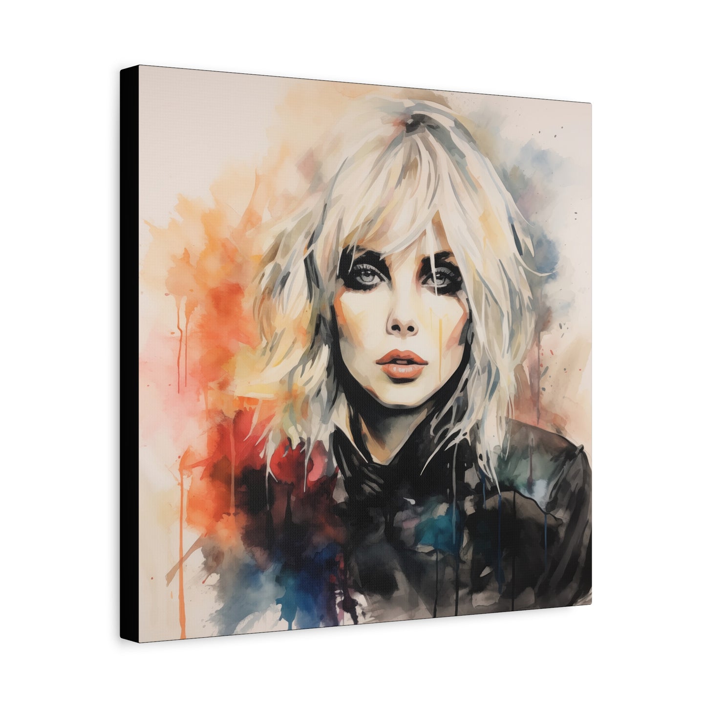 Gallery Wrapped Canvas, Celebrity Inspired, Pop Art Canvas – Debbie
