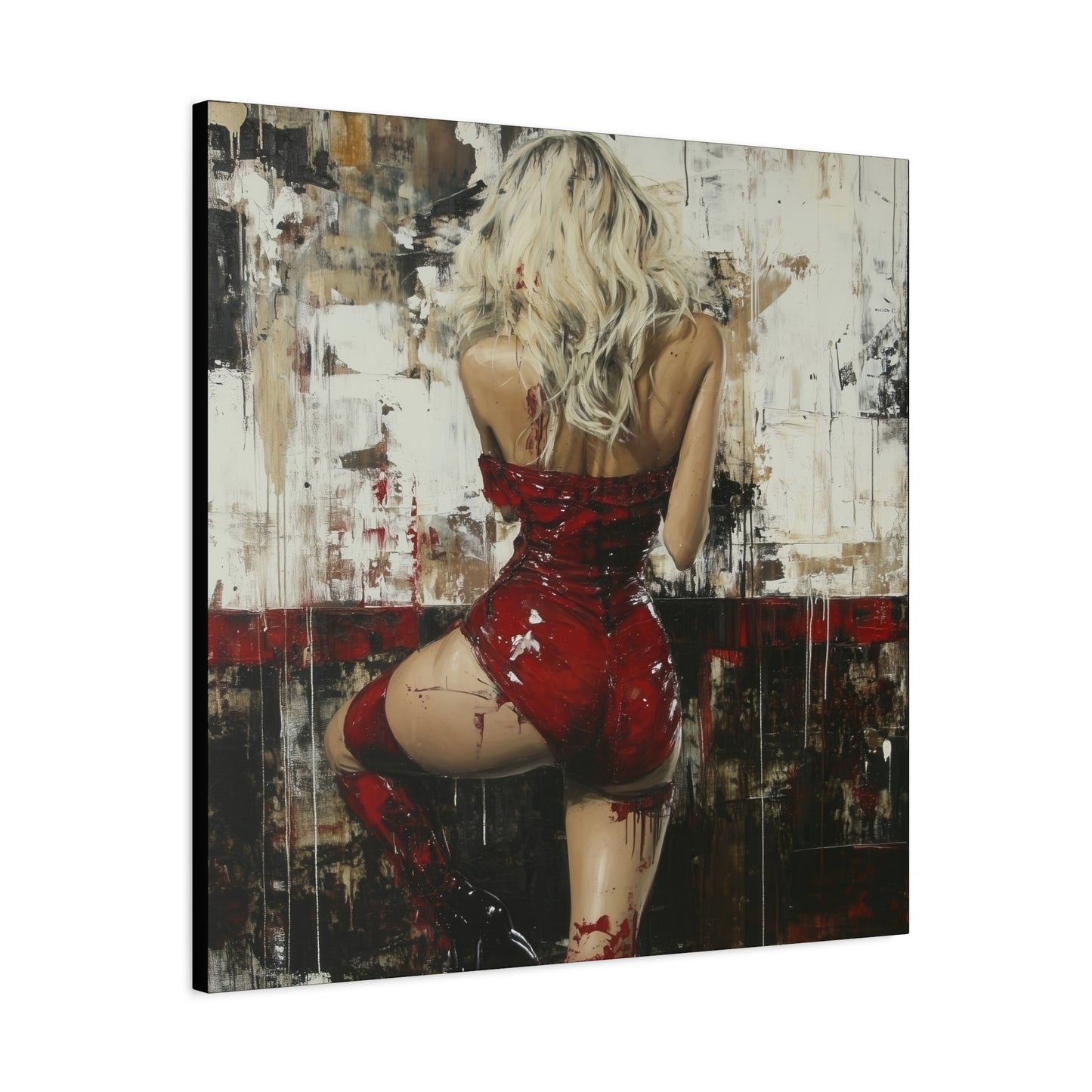 Gallery Wrapped Canvas, Sinners and Saints Art Canvas, Erotic Art Canvas – Veronica