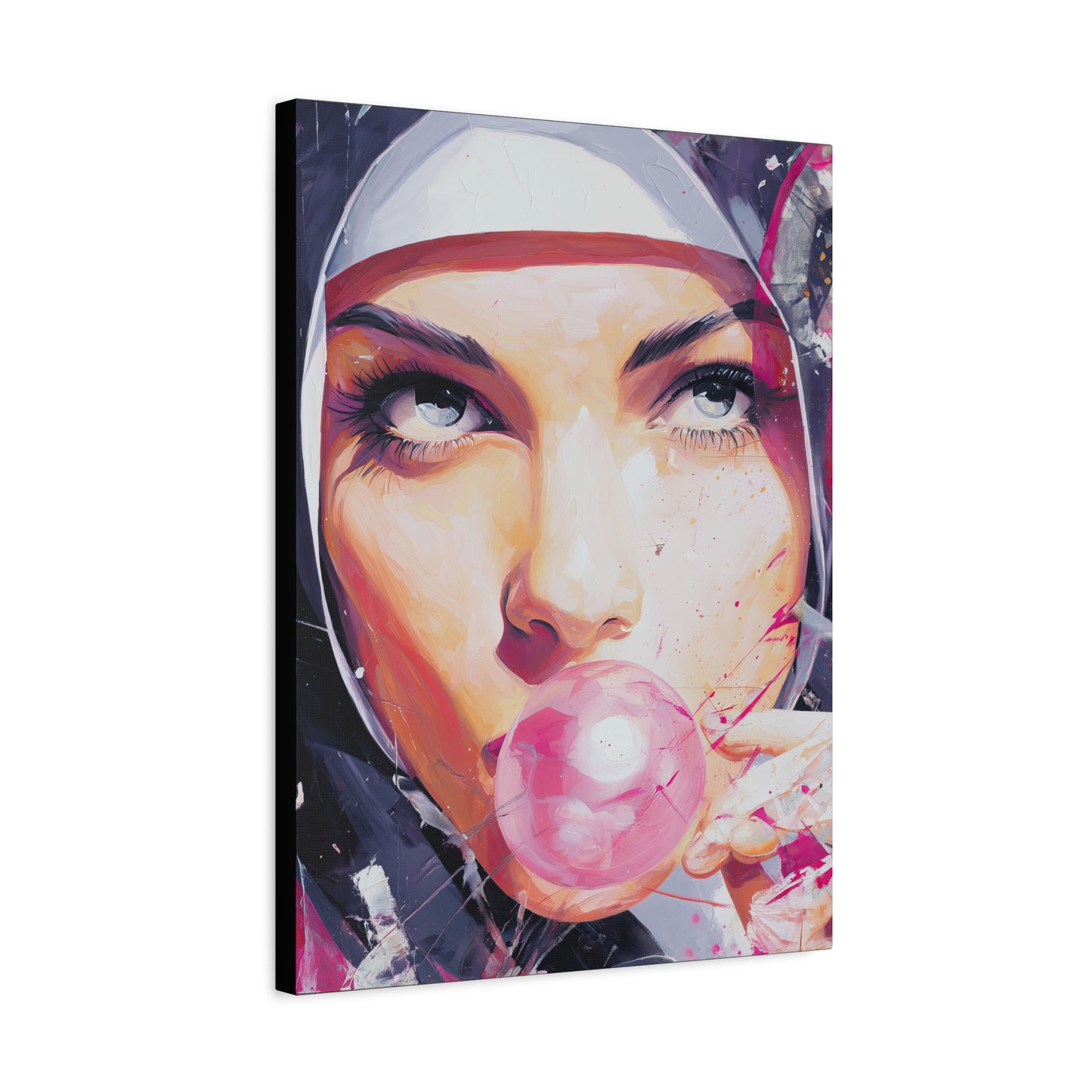 Gallery Wrapped Canvas, Habits and Heresy Art Canvas, Naughty Nuns Art Canvas – Sister Paloma