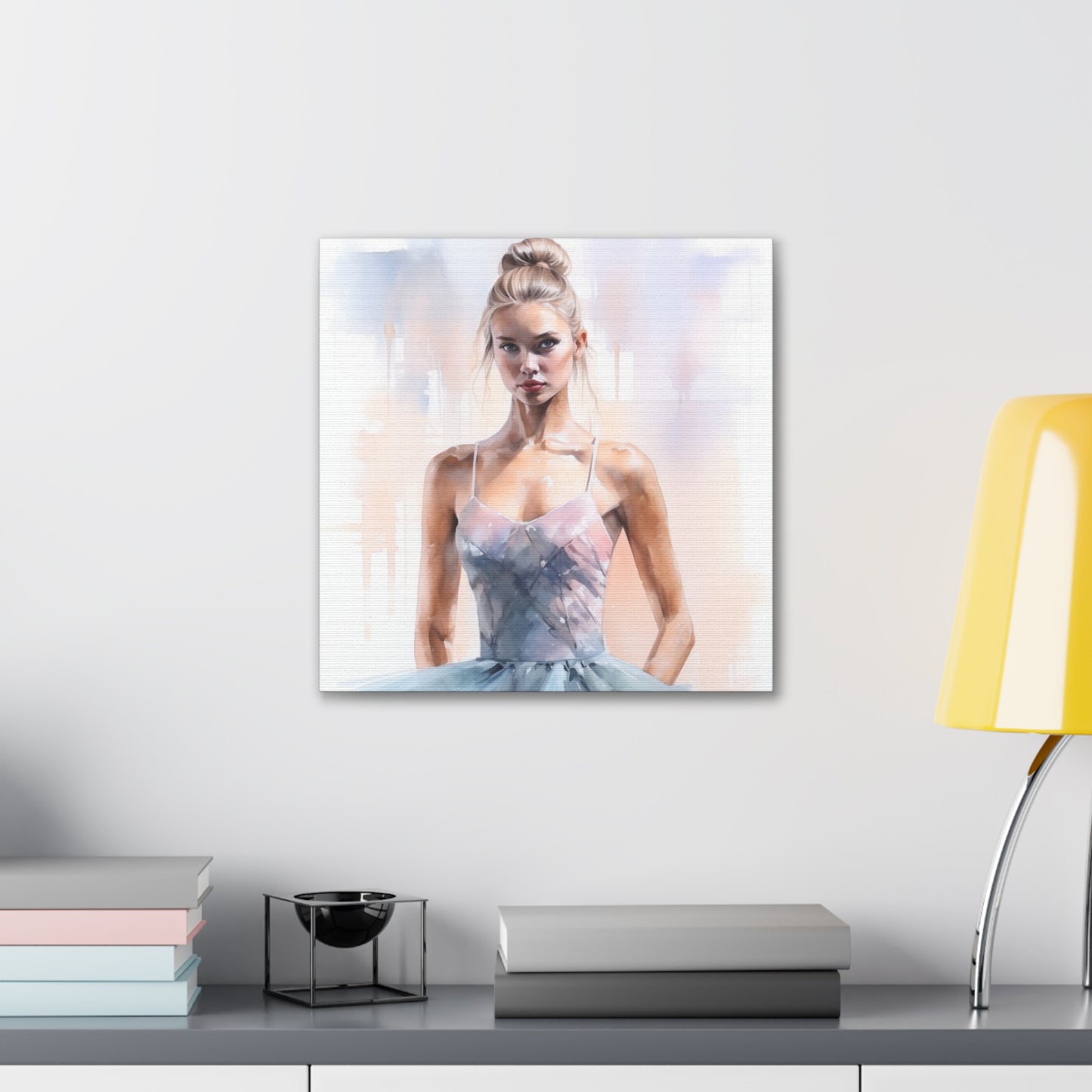 Gallery Wrapped Canvas, Ballerina Beauty, Ballet Art Canvas – Samantha