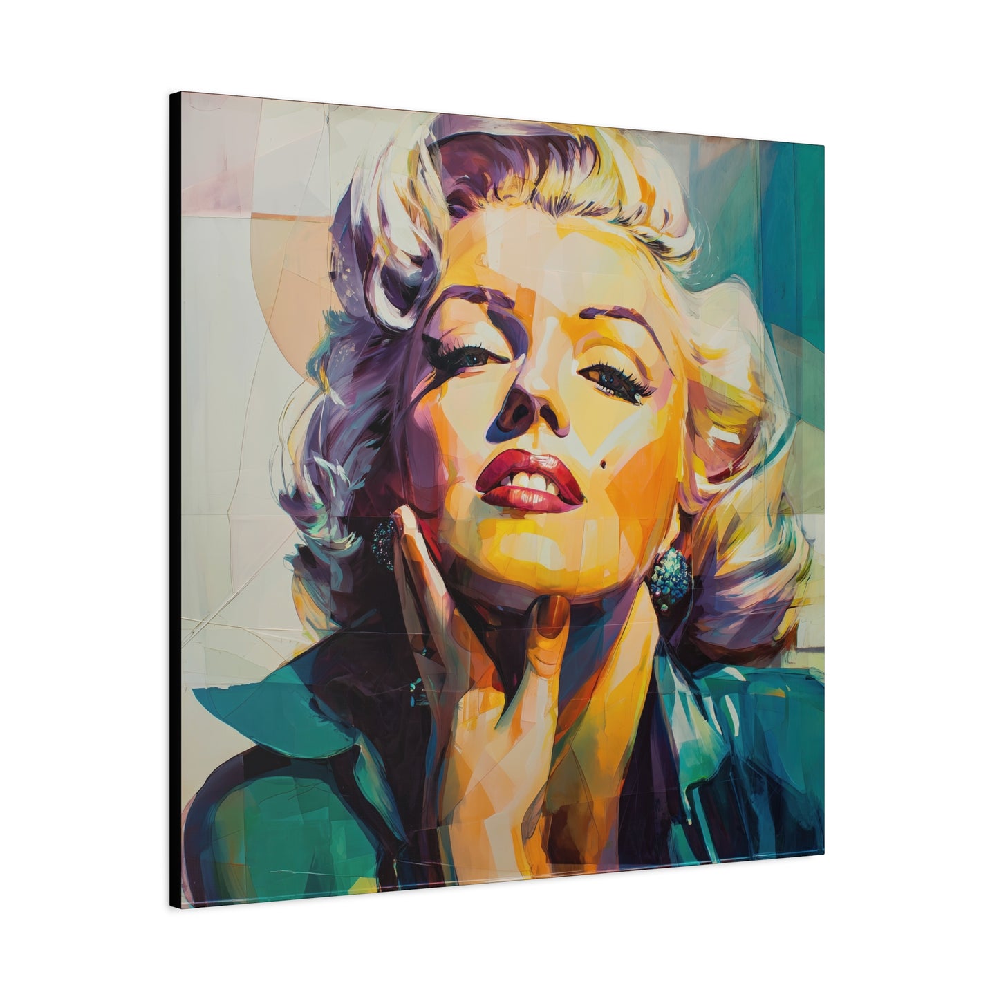 Gallery Wrapped Canvas, The Diva Project Art Canvas, Pinup Art Canvas – Marilyn Monroe - TWO