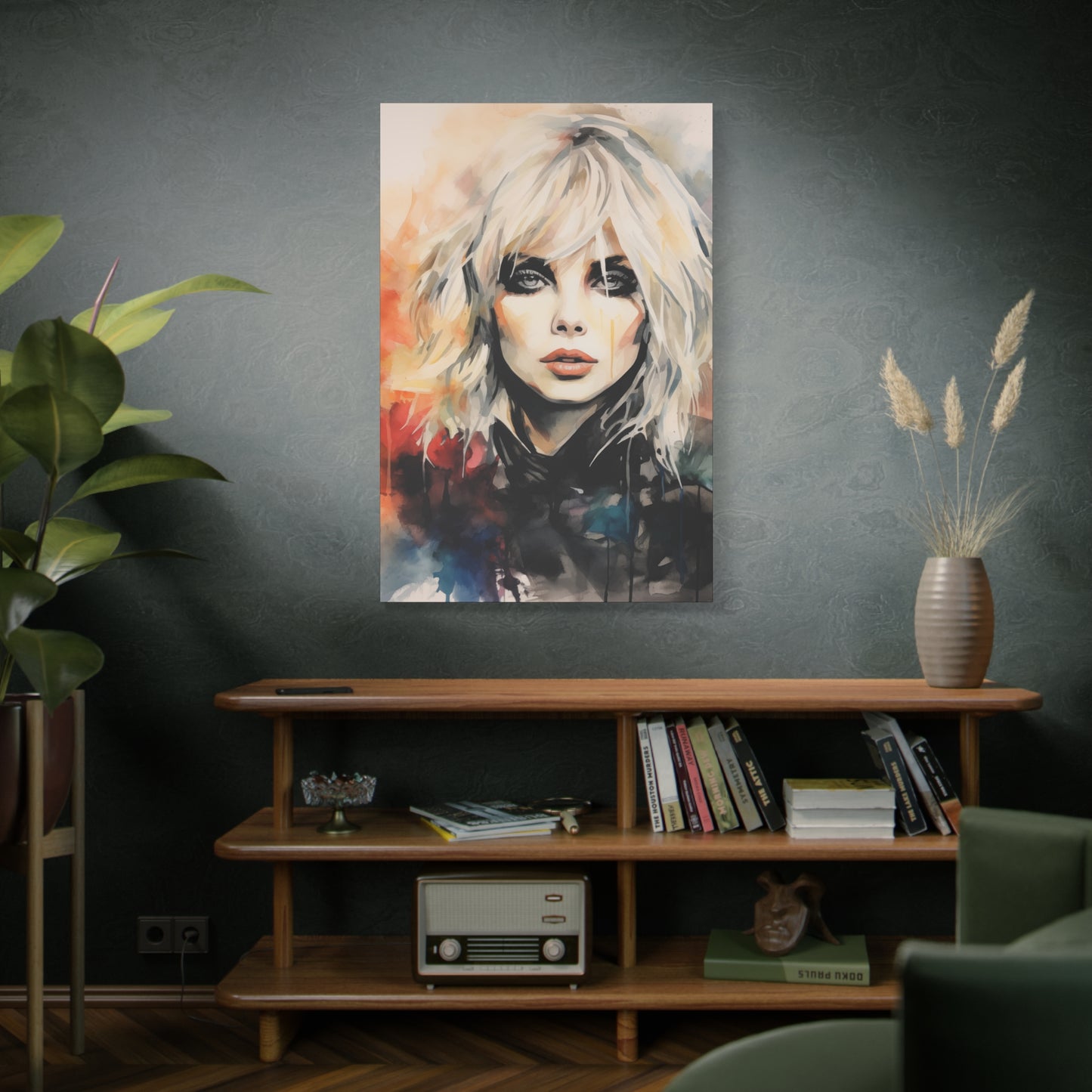 Gallery Wrapped Canvas, Celebrity Inspired, Pop Art Canvas – Debbie