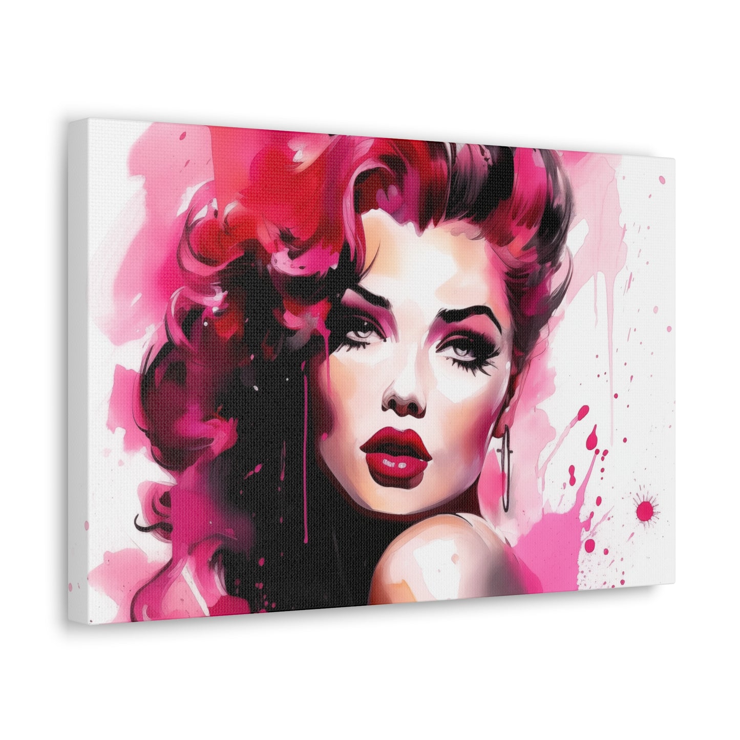 Canvas Wall Art, Gallery Wrapped Pop Art, Diva Wall Art – Thalia