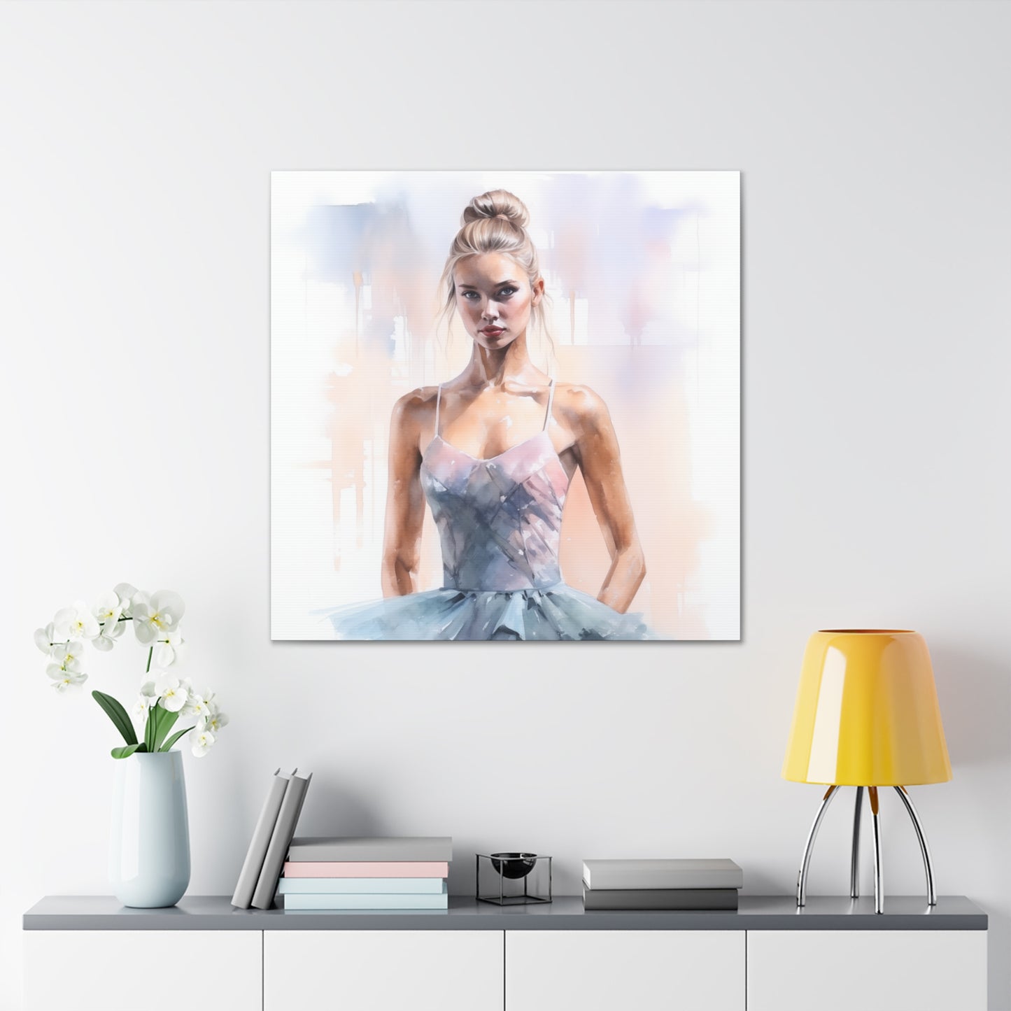 Gallery Wrapped Canvas, Ballerina Beauty, Ballet Art Canvas – Samantha