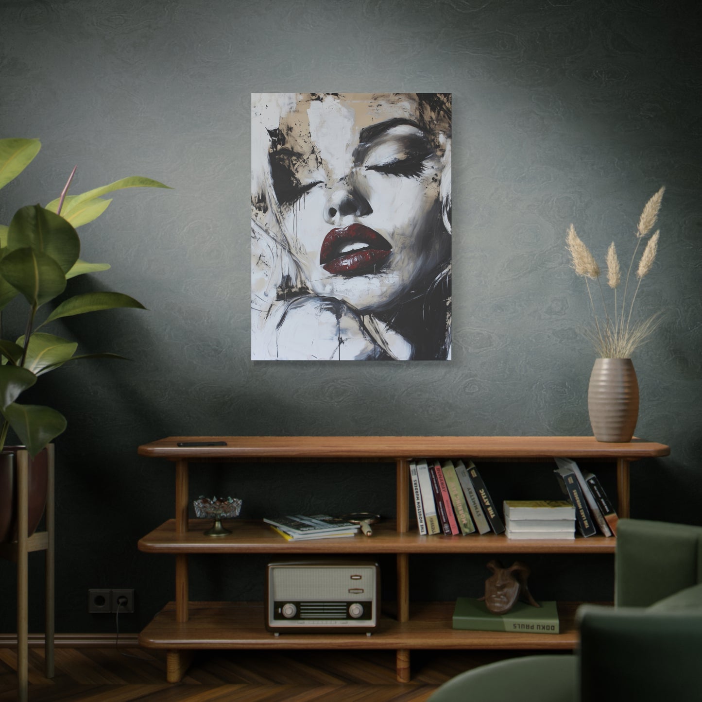 Gallery Wrapped Canvas, Guilt and Grit Adult Art Canvas, Erotic Pinup Art Canvas – Talia